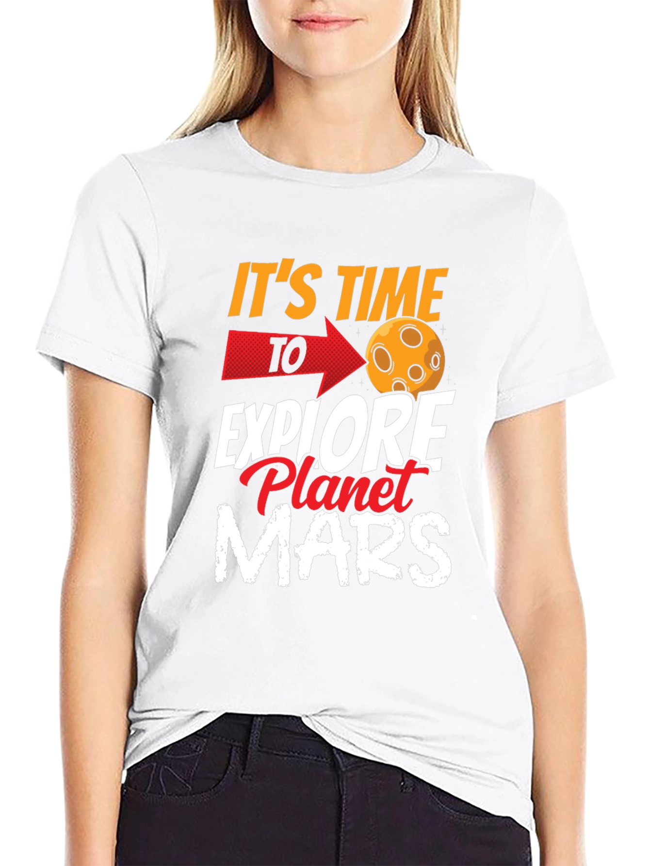Explore Planet Mars Graphic T-Shirt