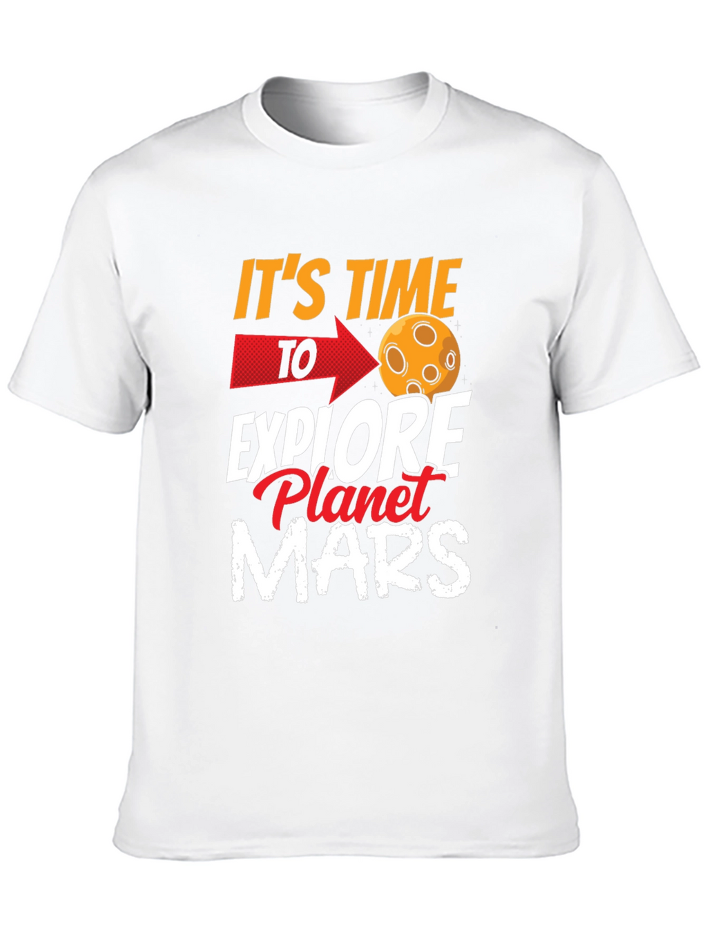 Explore Planet Mars Graphic T-Shirt