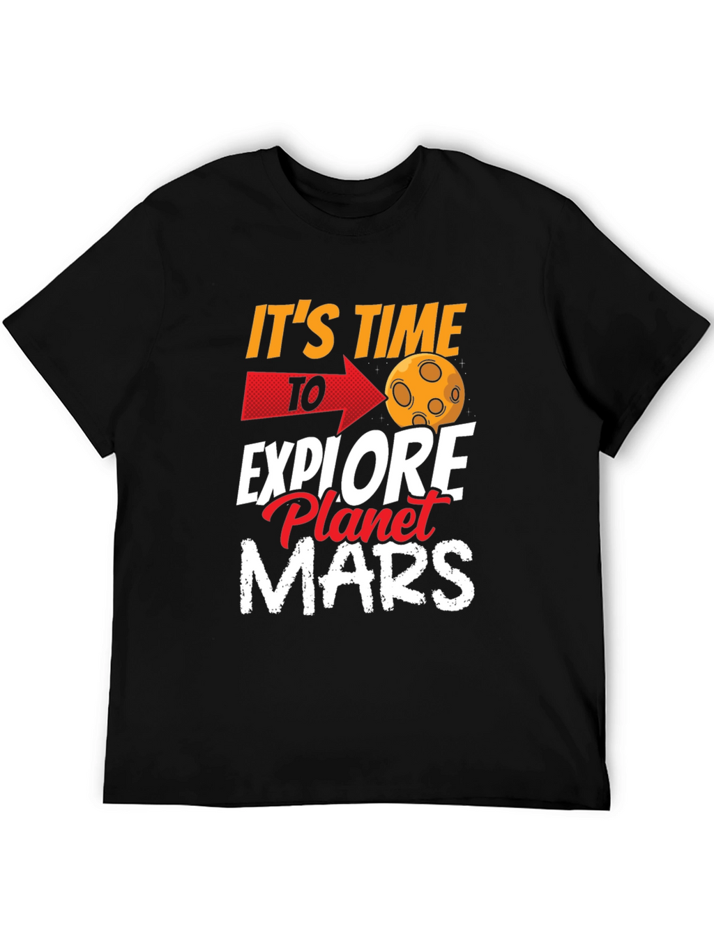 Explore Planet Mars Graphic T-Shirt