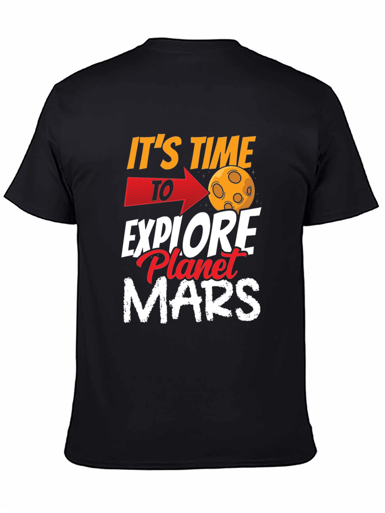 Explore Planet Mars Graphic T-Shirt