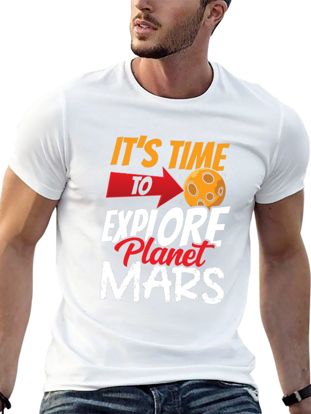Explore Planet Mars Graphic T-Shirt