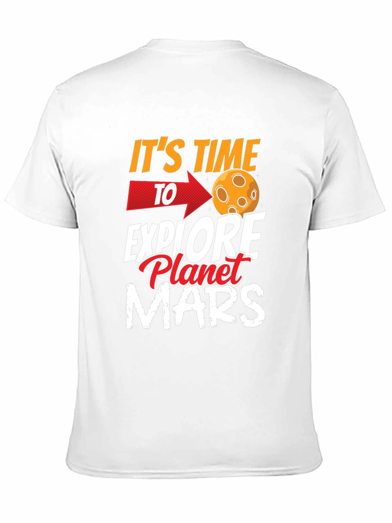 Explore Planet Mars Graphic T-Shirt