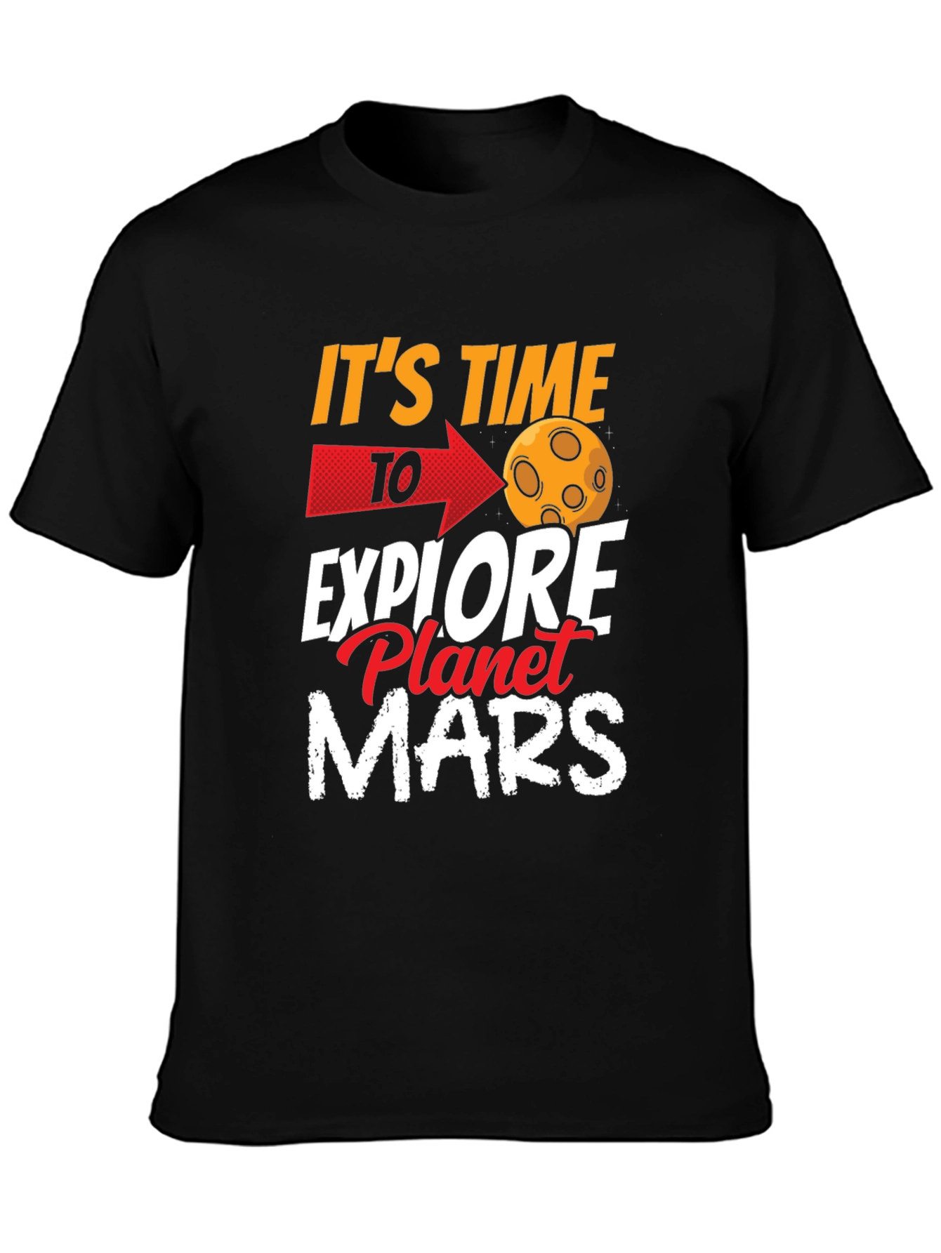 Explore Planet Mars Graphic T-Shirt