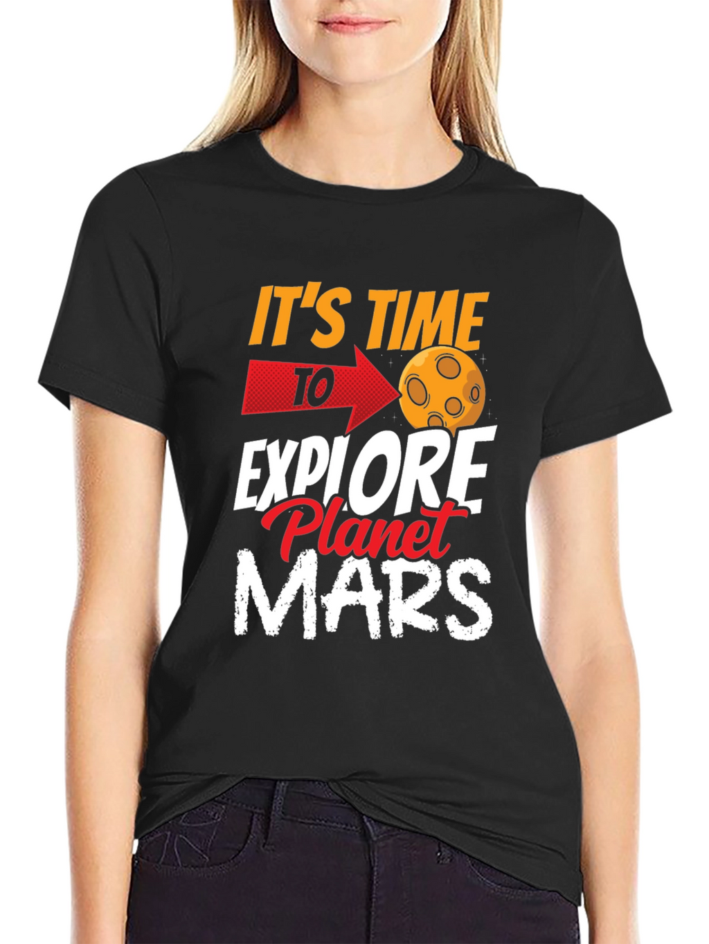 Explore Planet Mars Graphic T-Shirt