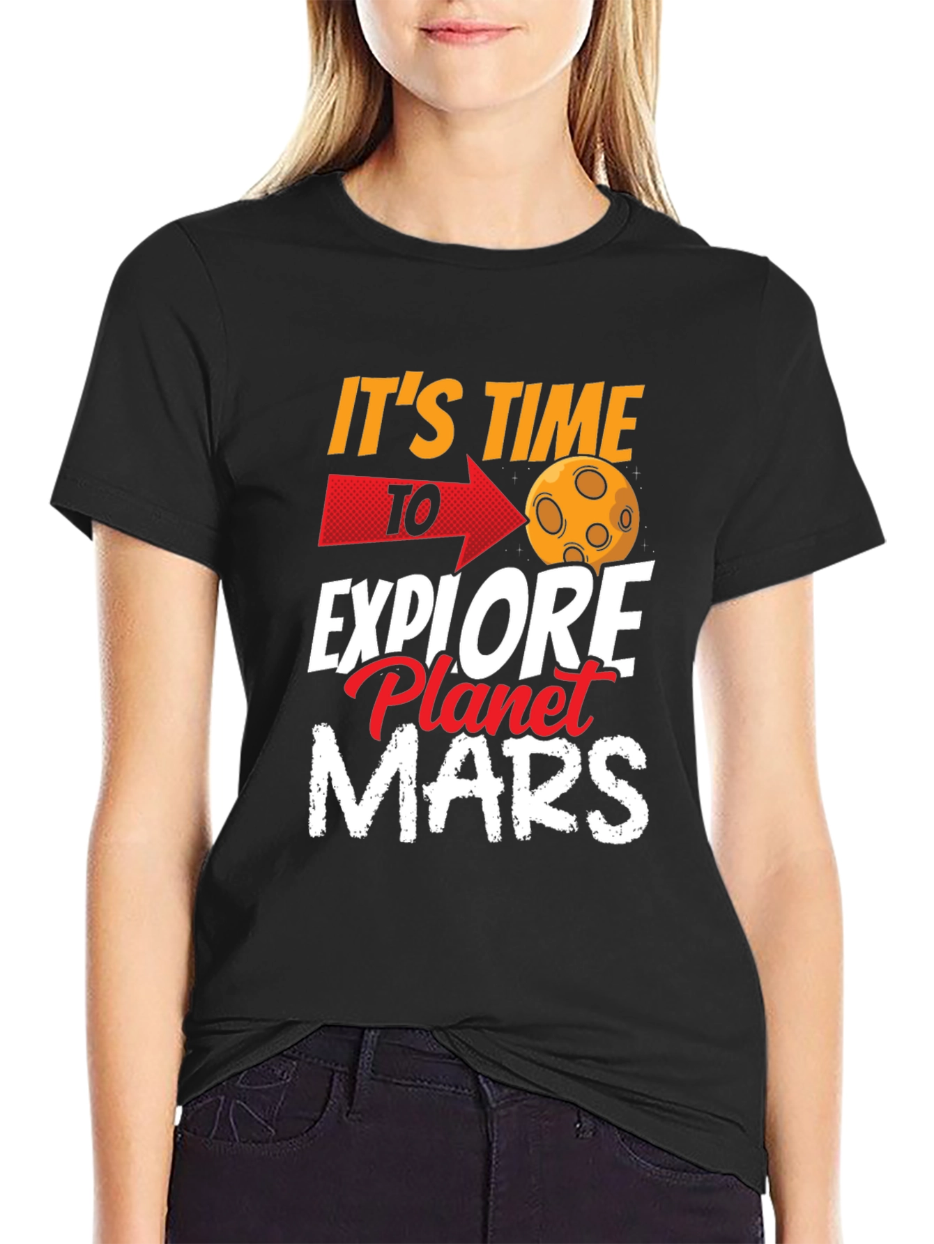 Explore Planet Mars Graphic T-Shirt
