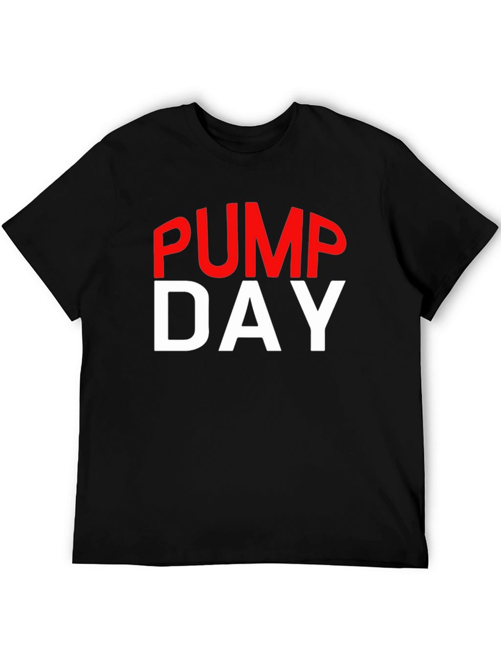 Pump Day Gym Workout T-Shirt - Black