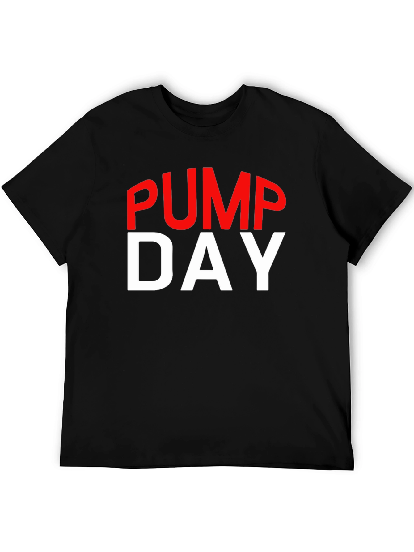 Pump Day Gym Workout T-Shirt - Black