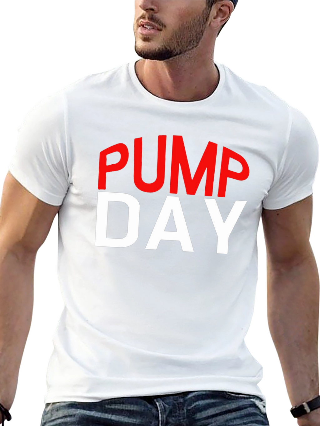 Pump Day Gym Workout T-Shirt - Black