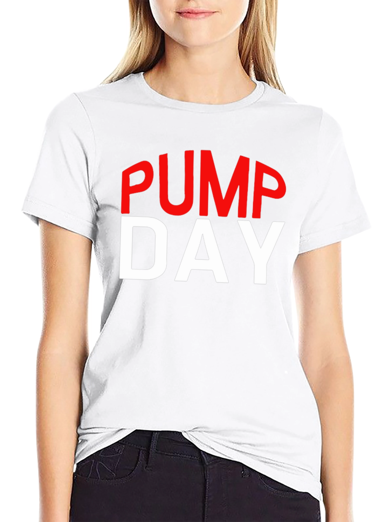 Pump Day Gym Workout T-Shirt - Black