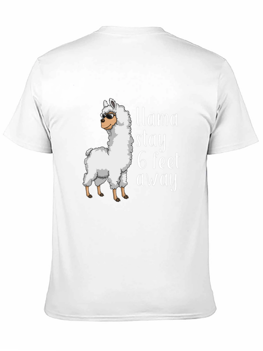 Llama Stay Away Graphic Tee - Black T-Shirt