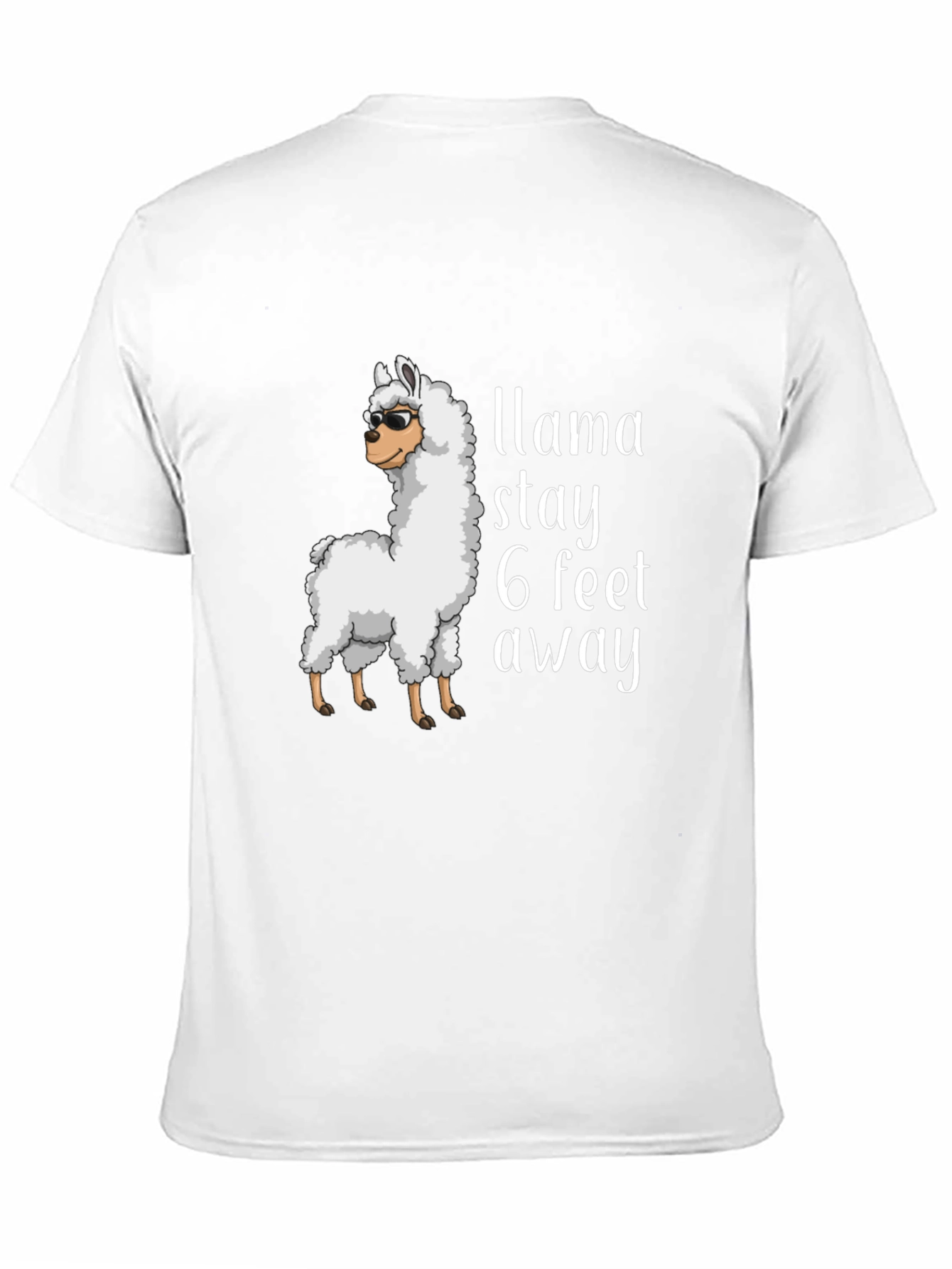 Llama Stay Away Graphic Tee - Black T-Shirt