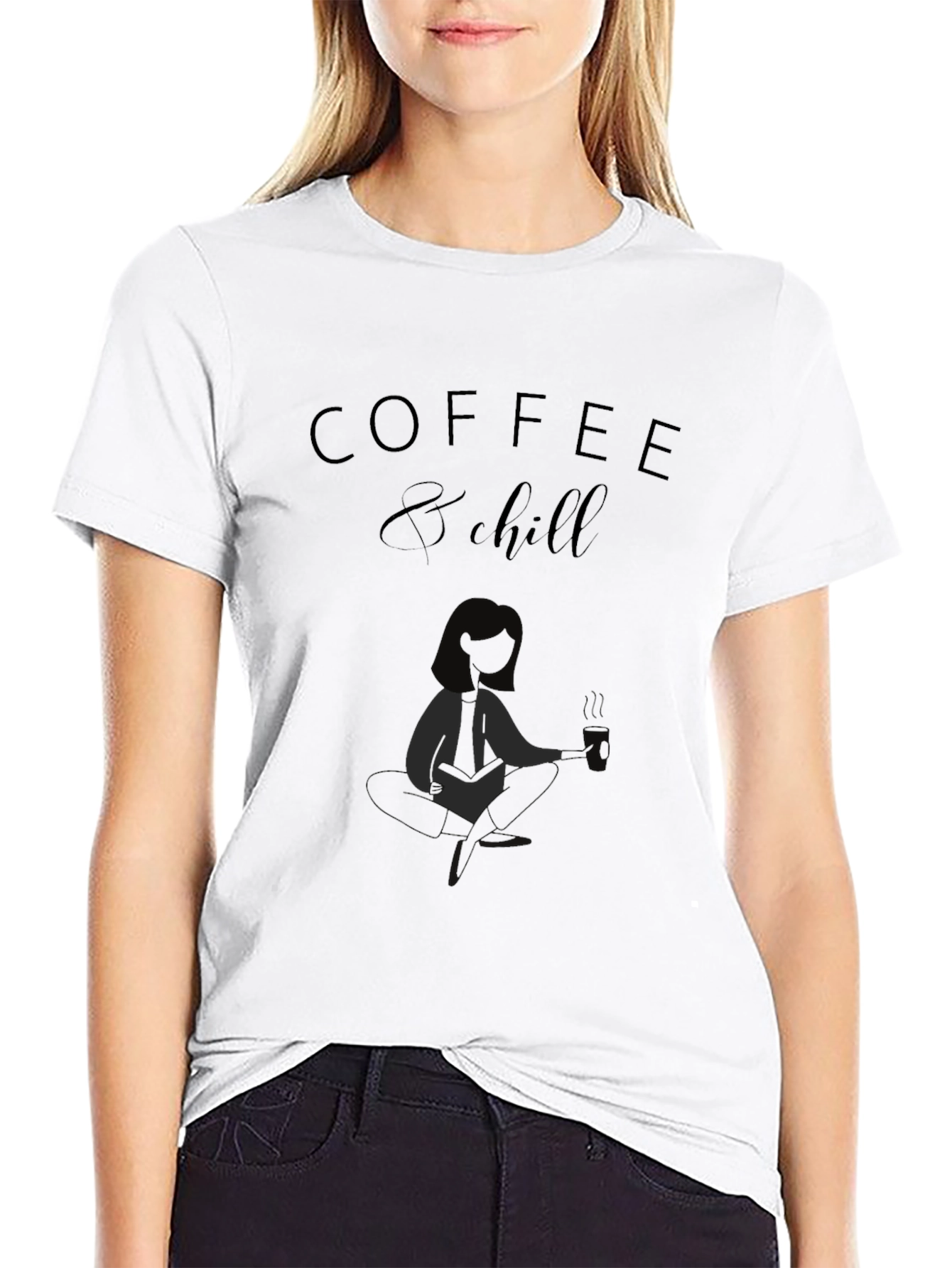 Coffee & Chill Graphic T-Shirt