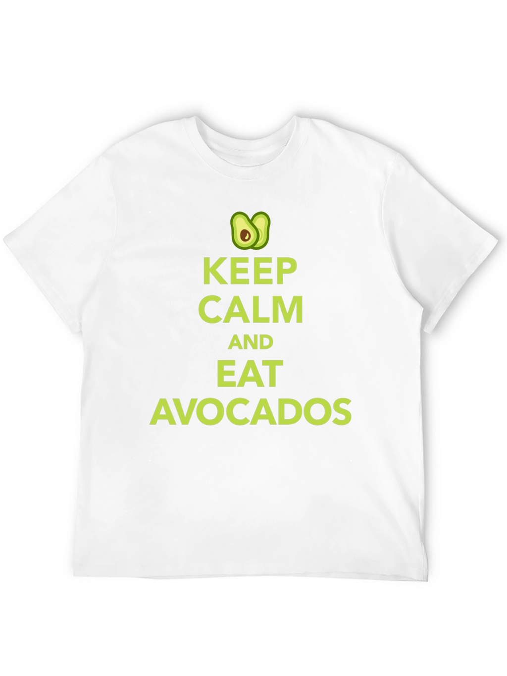 Keep Calm & Eat Avocados Black Graphic Tee