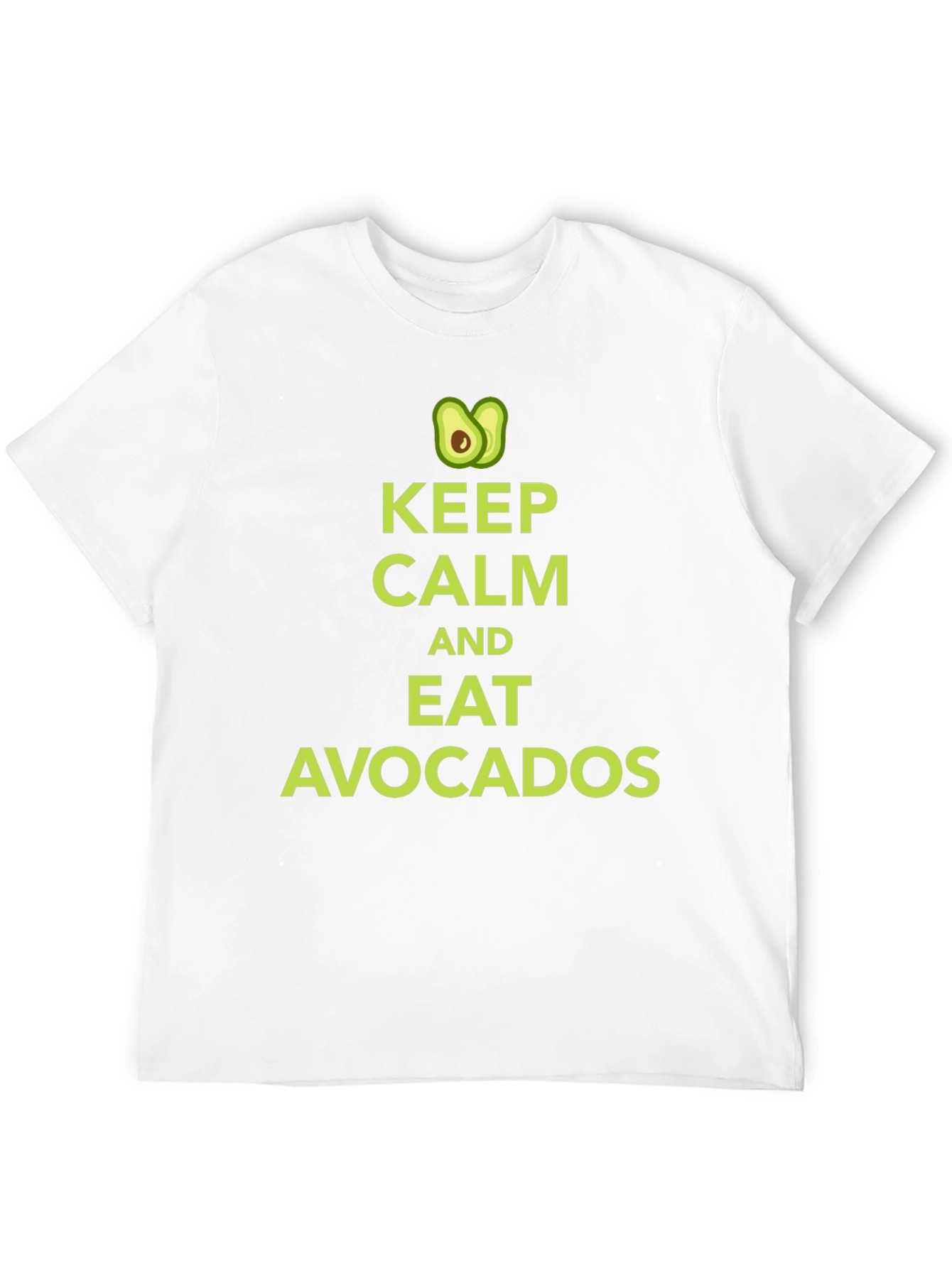 Keep Calm & Eat Avocados Black Graphic Tee