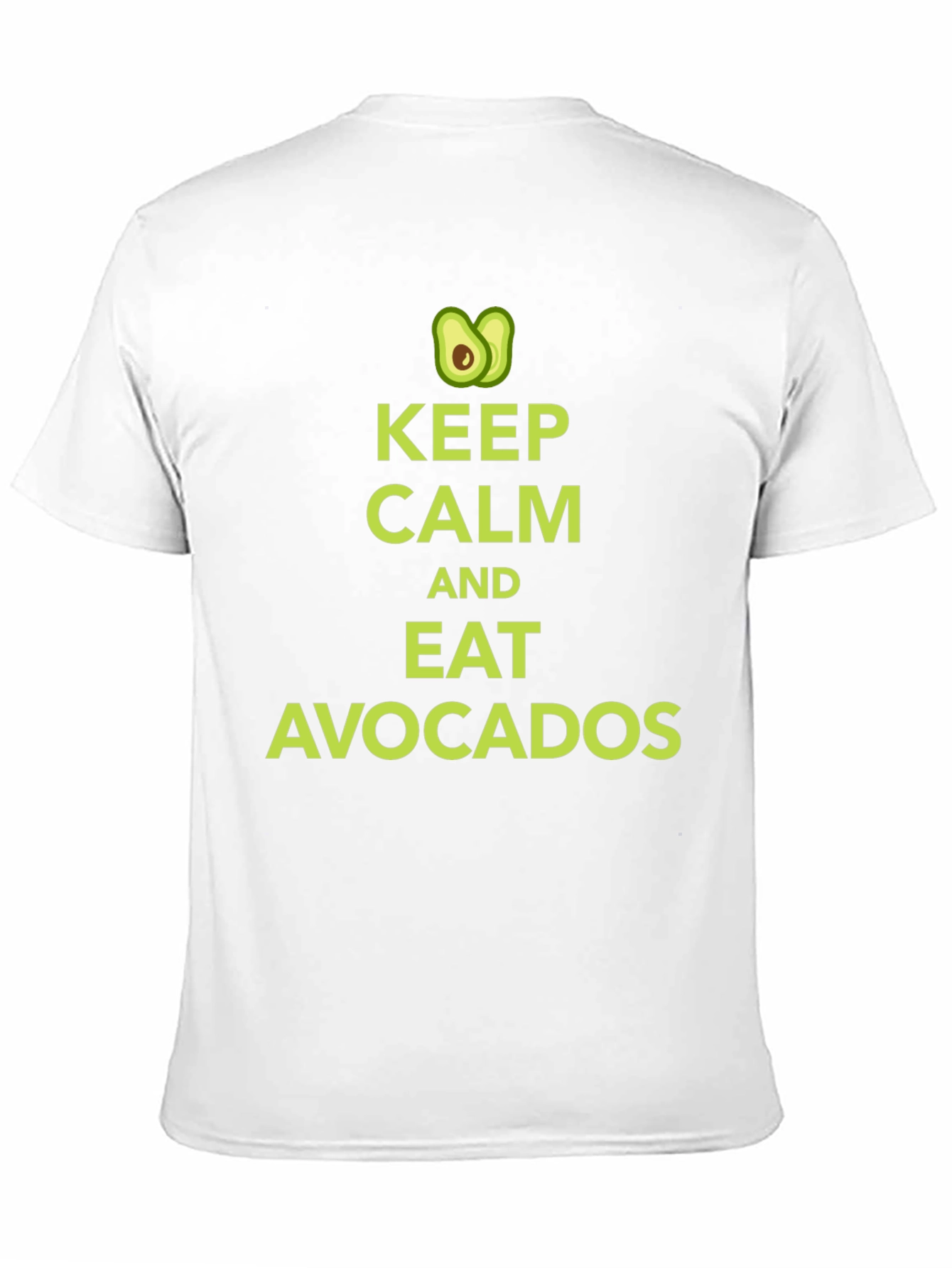 Keep Calm & Eat Avocados Black Graphic Tee