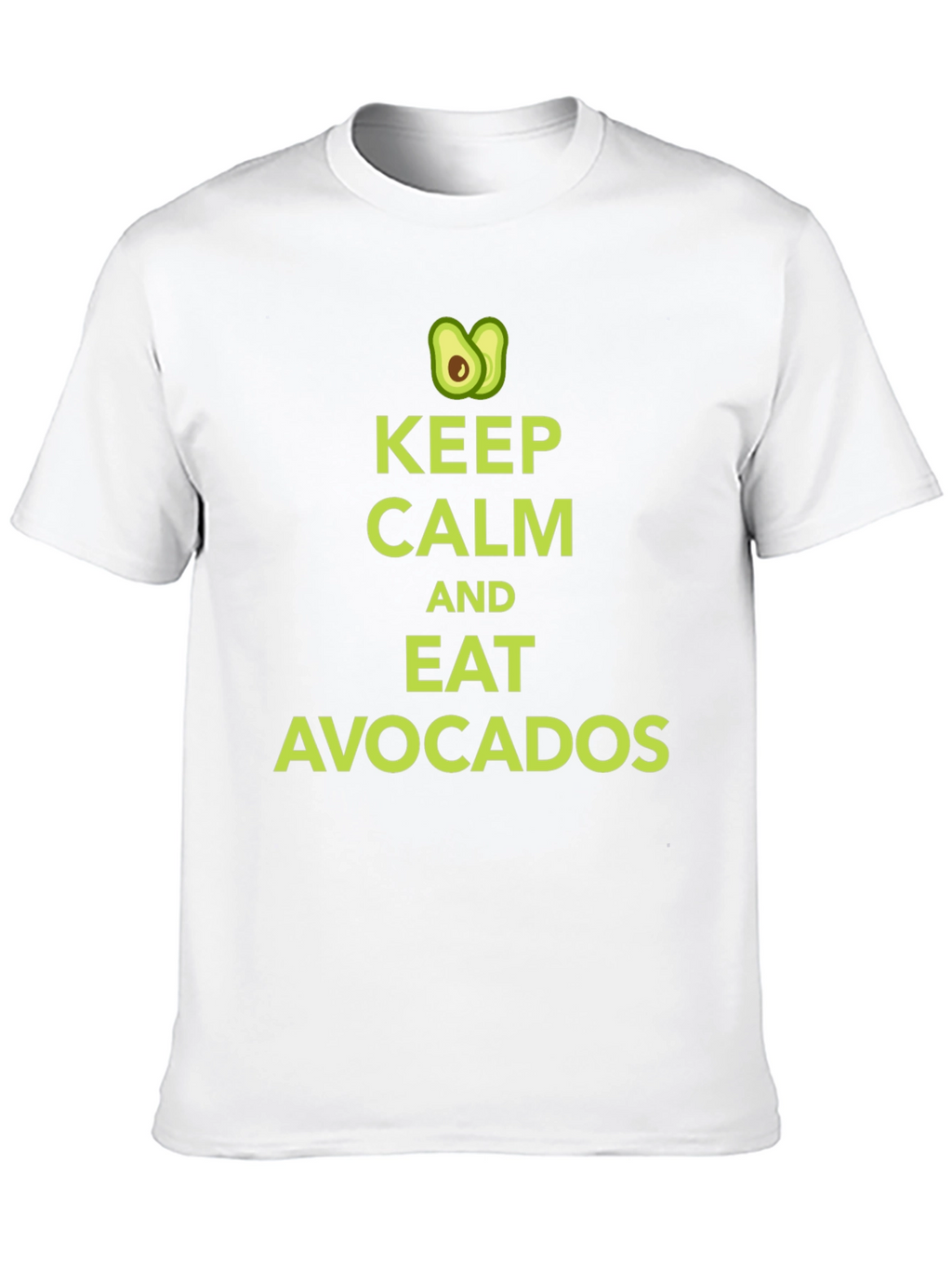 Keep Calm & Eat Avocados Black Graphic Tee
