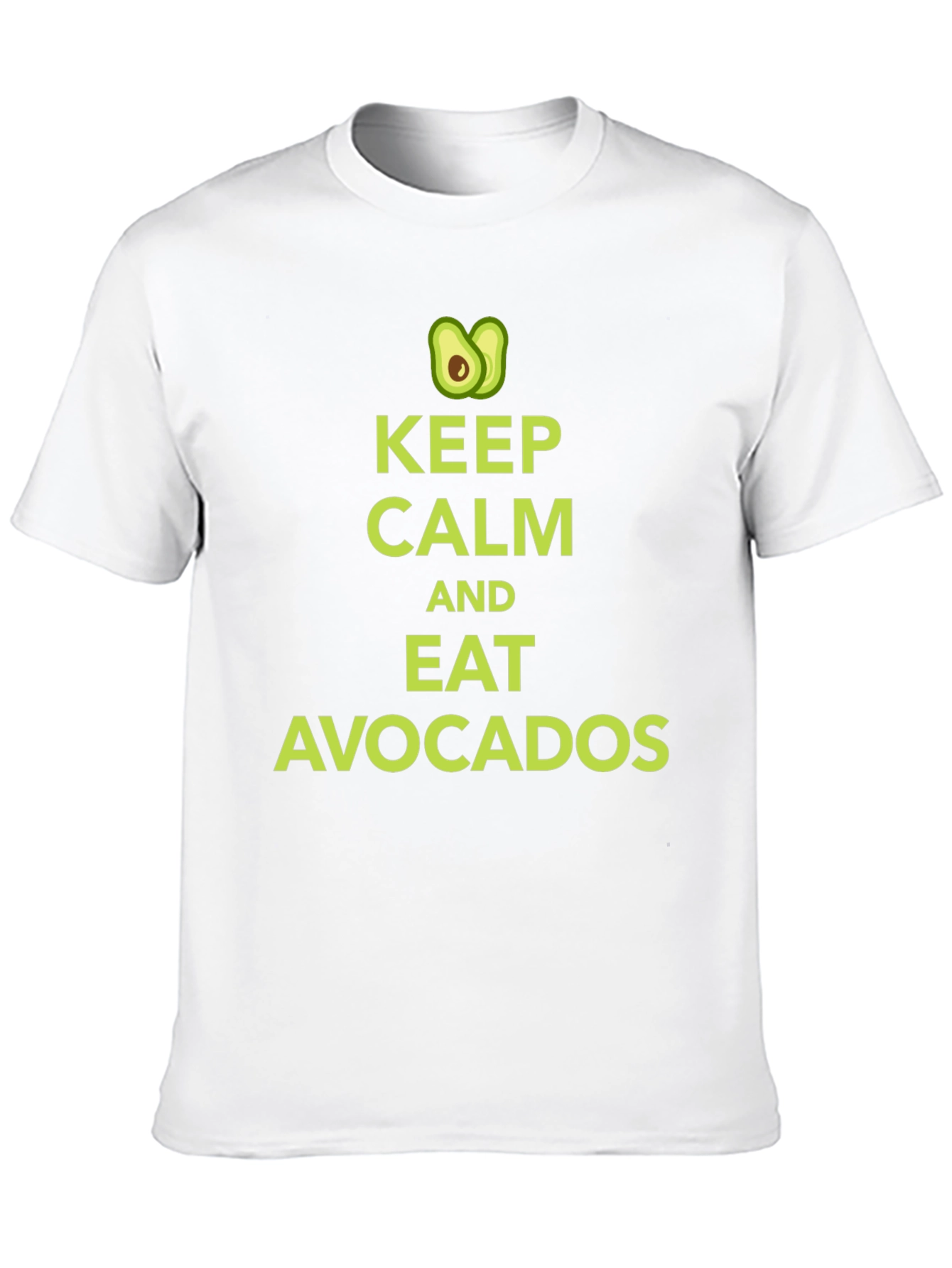 Keep Calm & Eat Avocados Black Graphic Tee