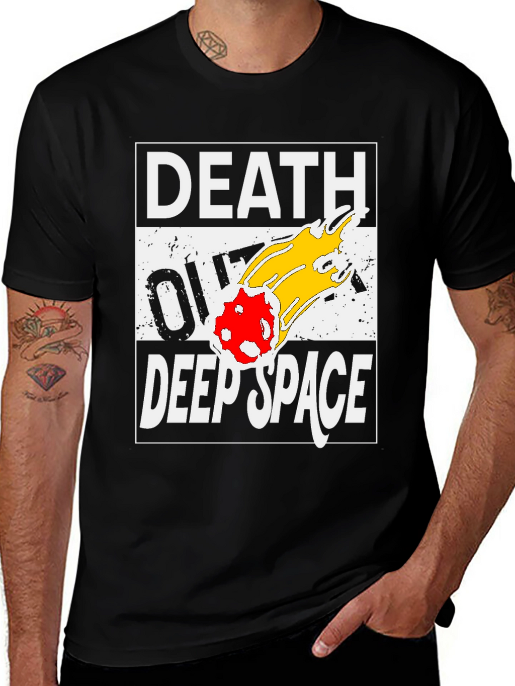 Death Out Deep Space Graphic T-Shirt