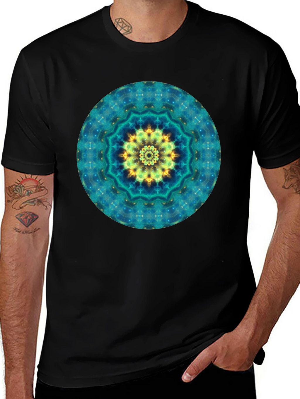 Mandala T-Shirt - Black