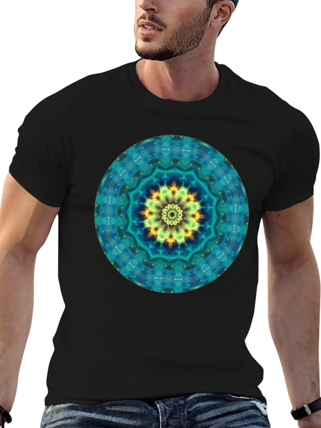Mandala T-Shirt - Black