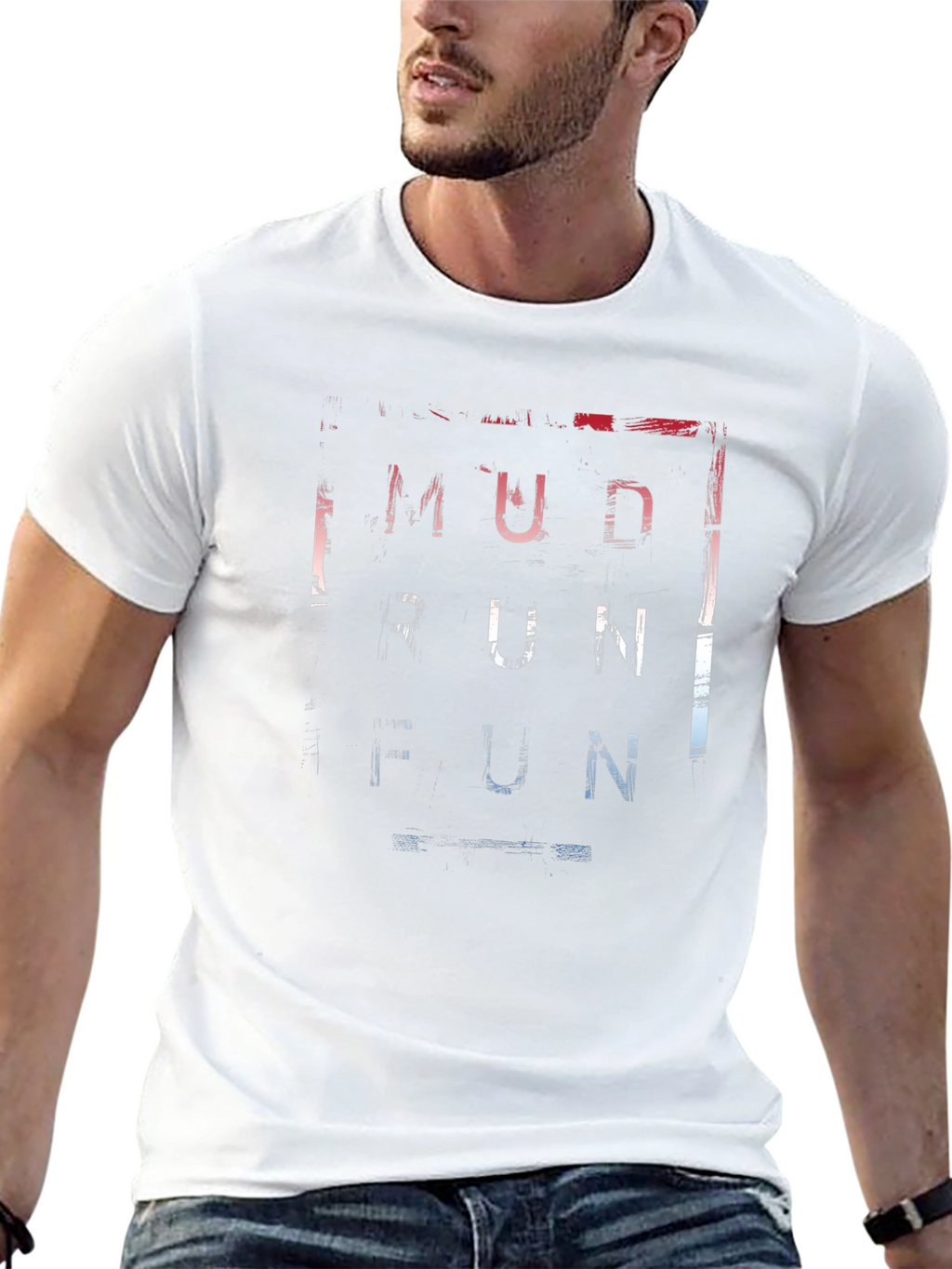 Mud Run Fun Graphic Tee
