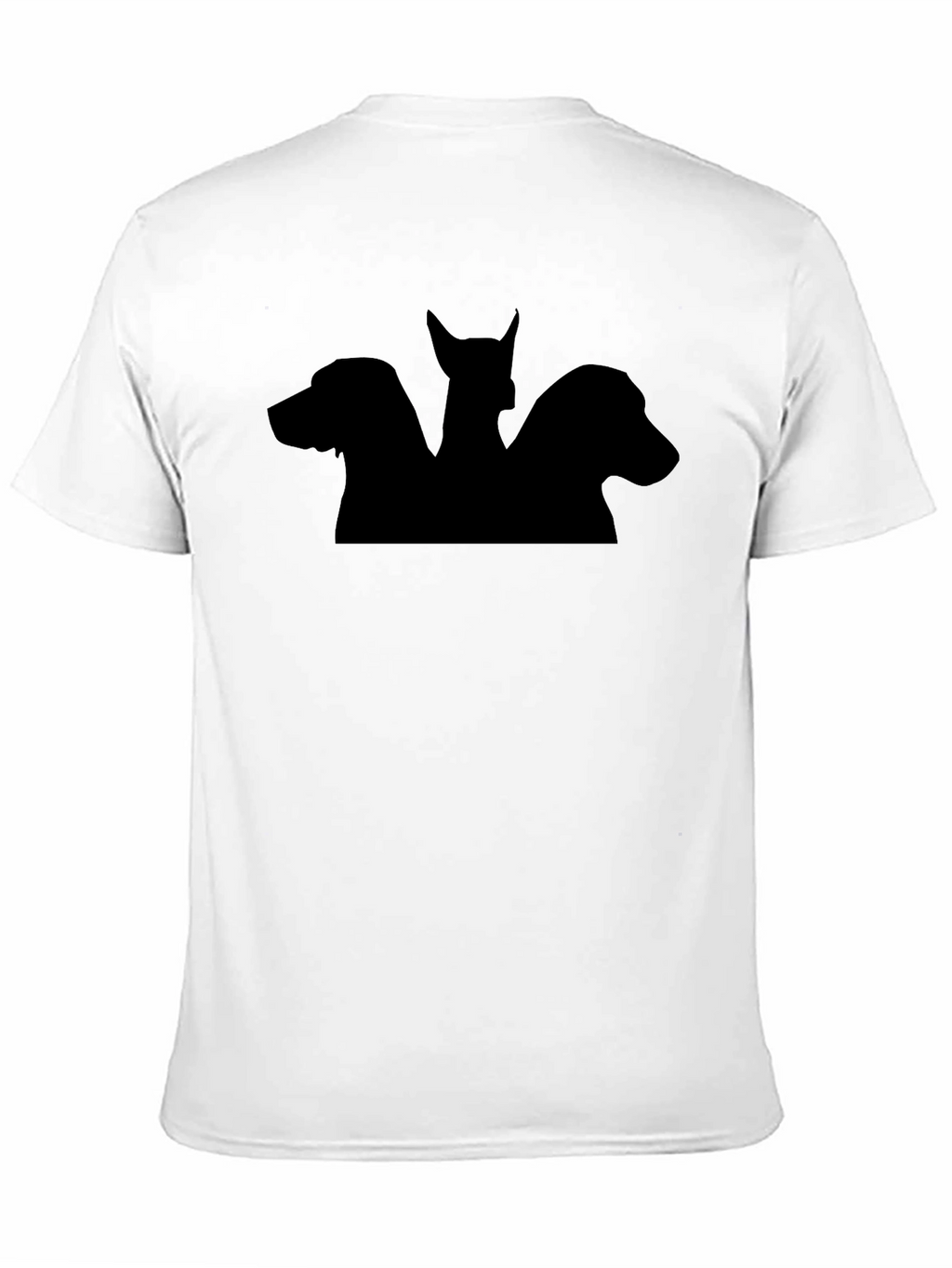 Cerberus Silhouette Graphic Black T-Shirt
