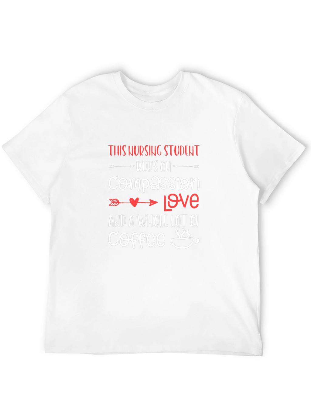 Nursing Student Coffee Lover T-Shirt