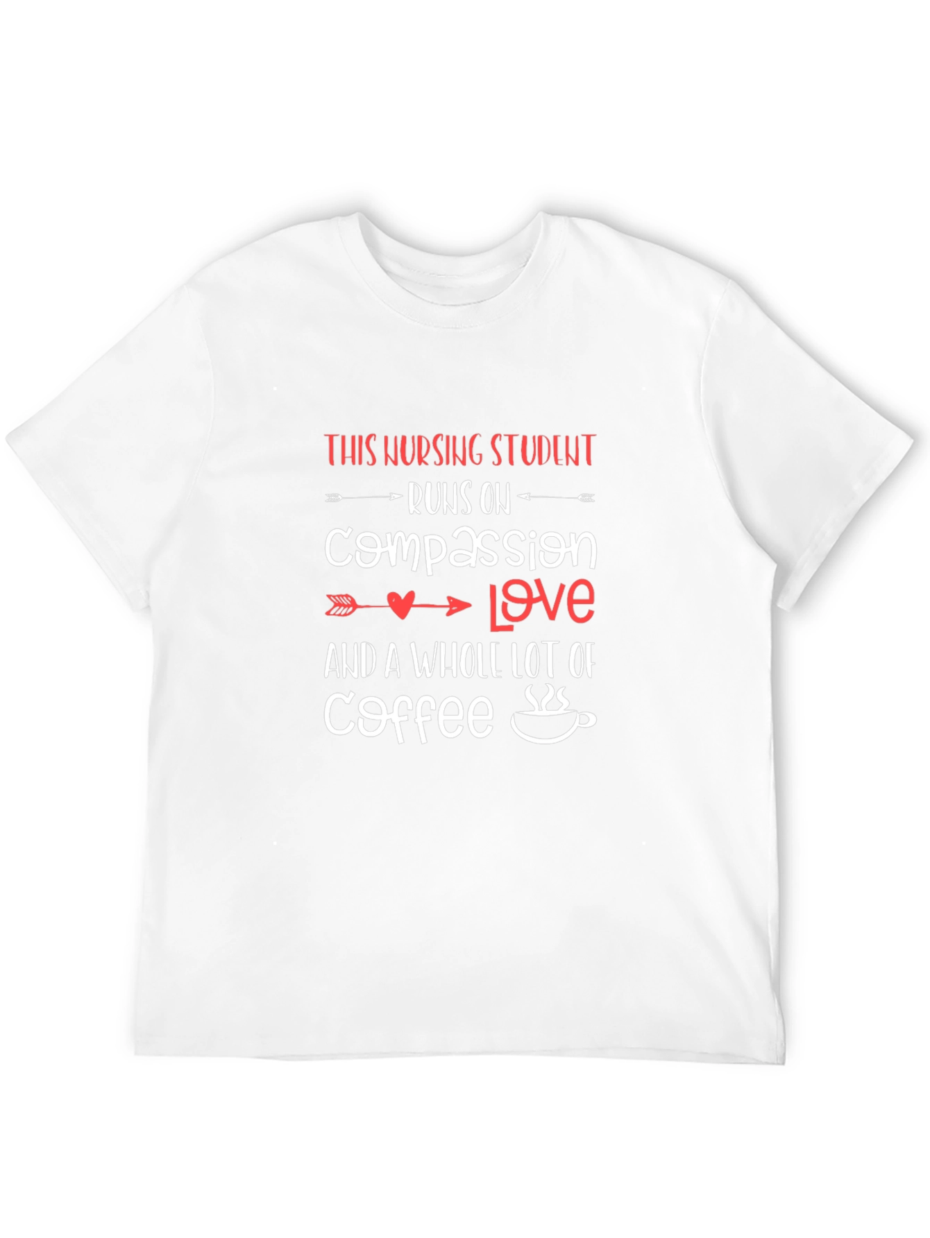 Nursing Student Coffee Lover T-Shirt