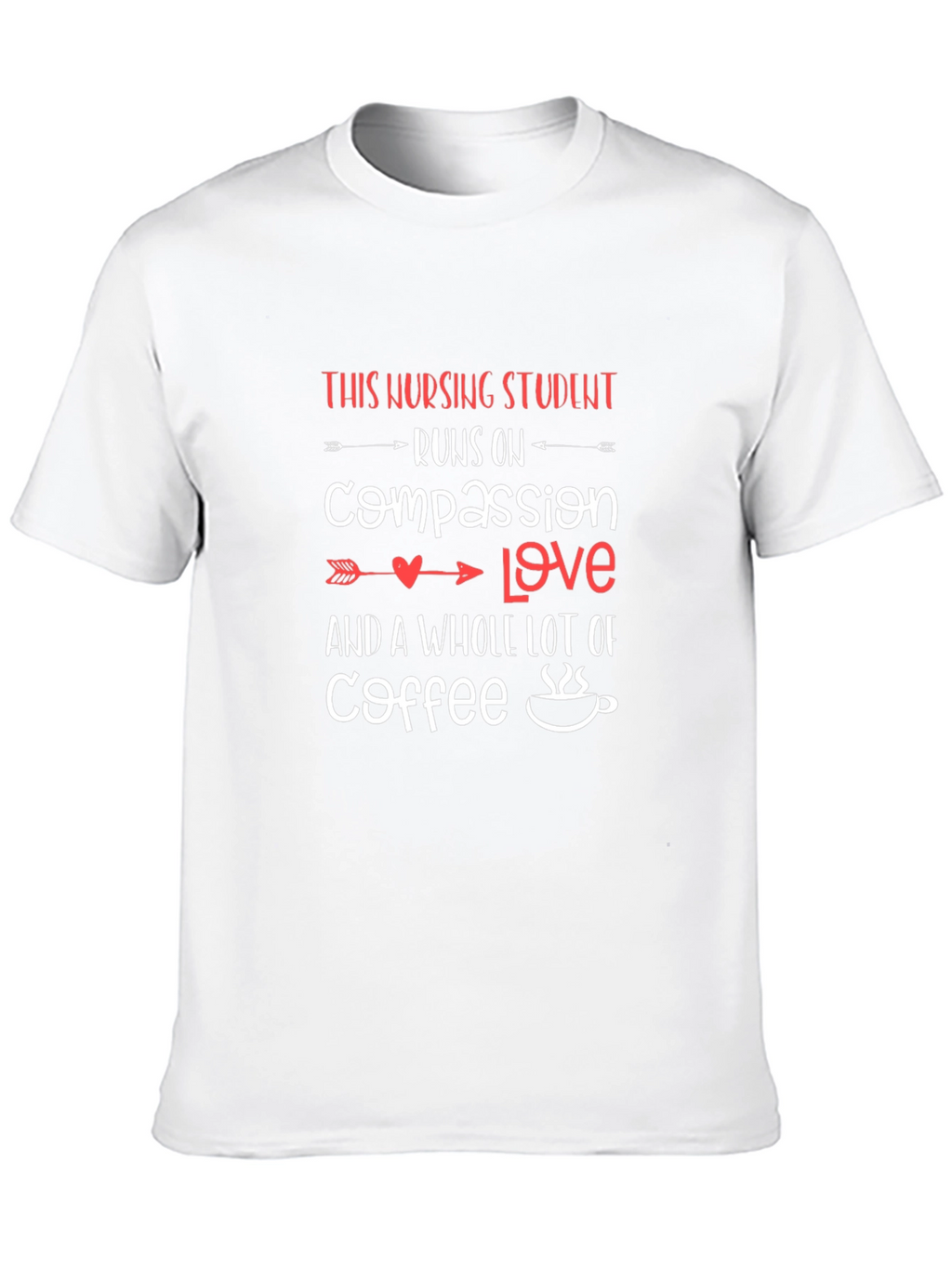 Nursing Student Coffee Lover T-Shirt