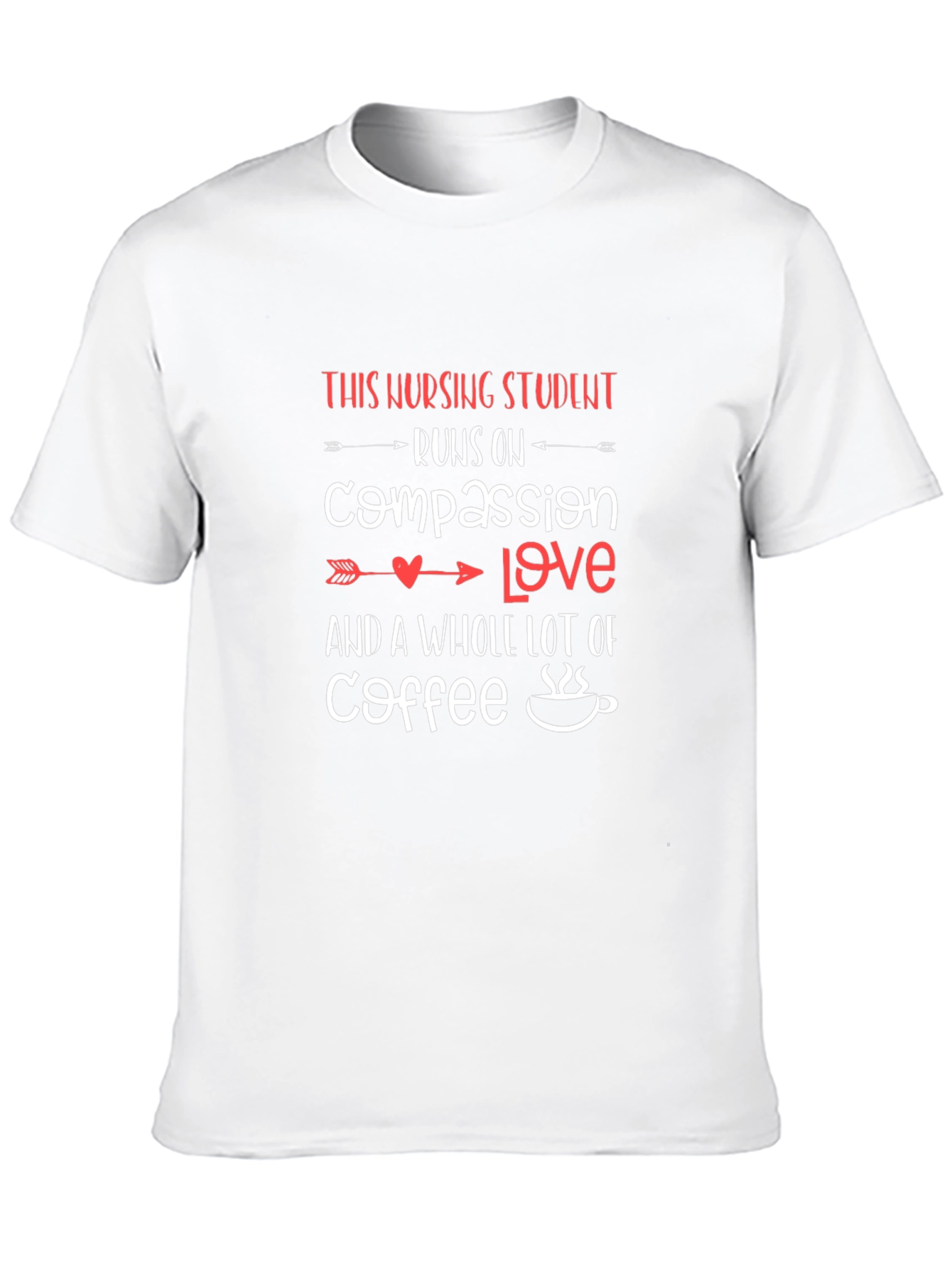 Nursing Student Coffee Lover T-Shirt