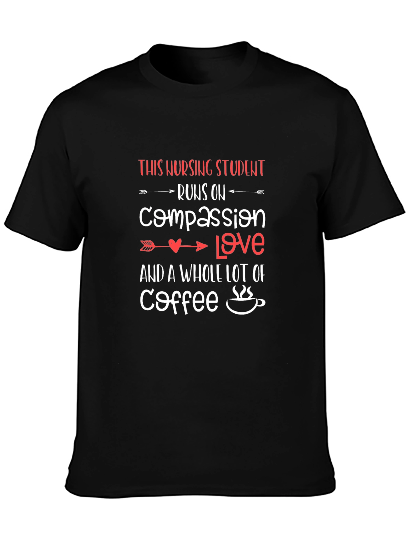 Nursing Student Coffee Lover T-Shirt