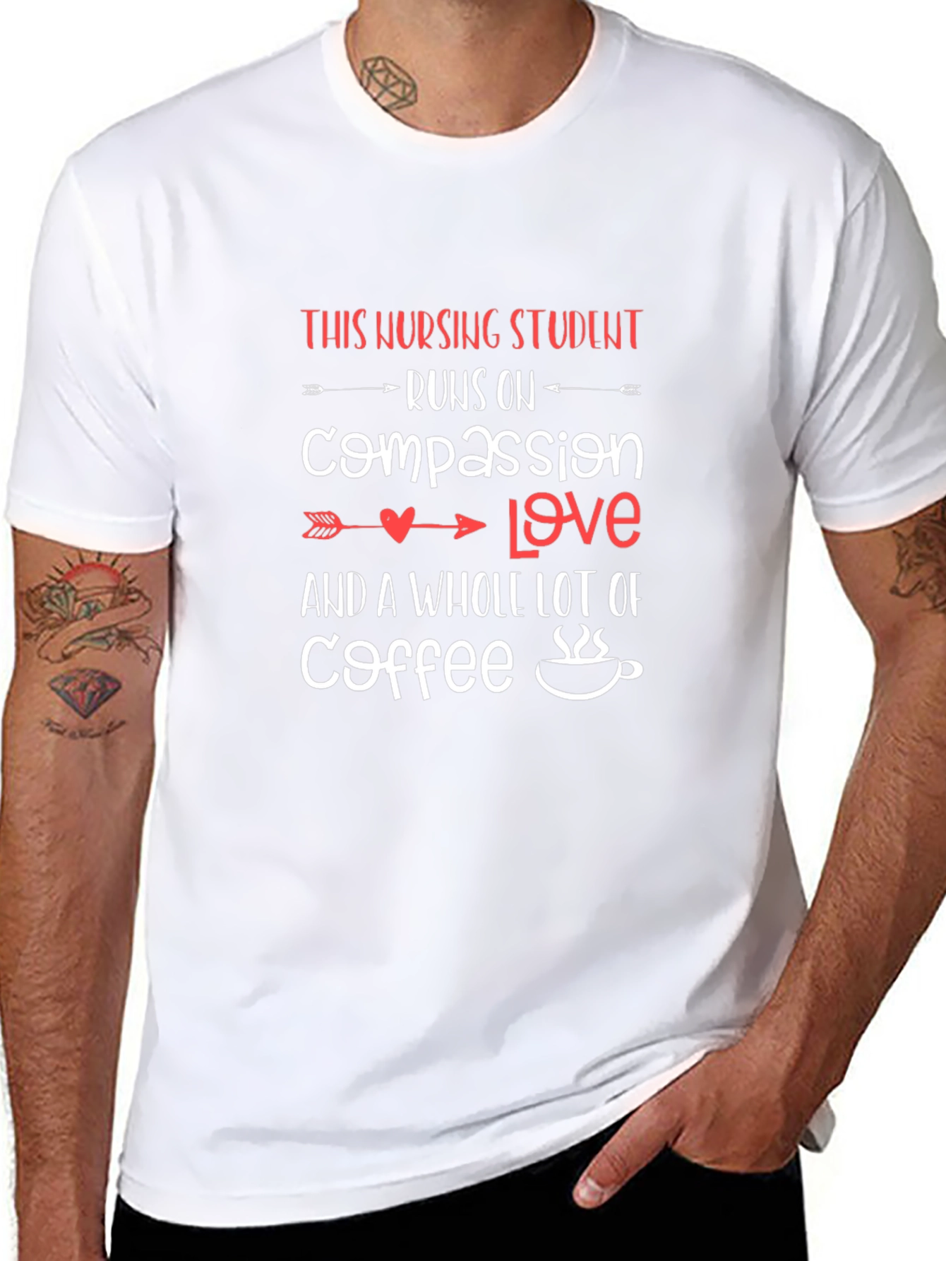 Nursing Student Coffee Lover T-Shirt