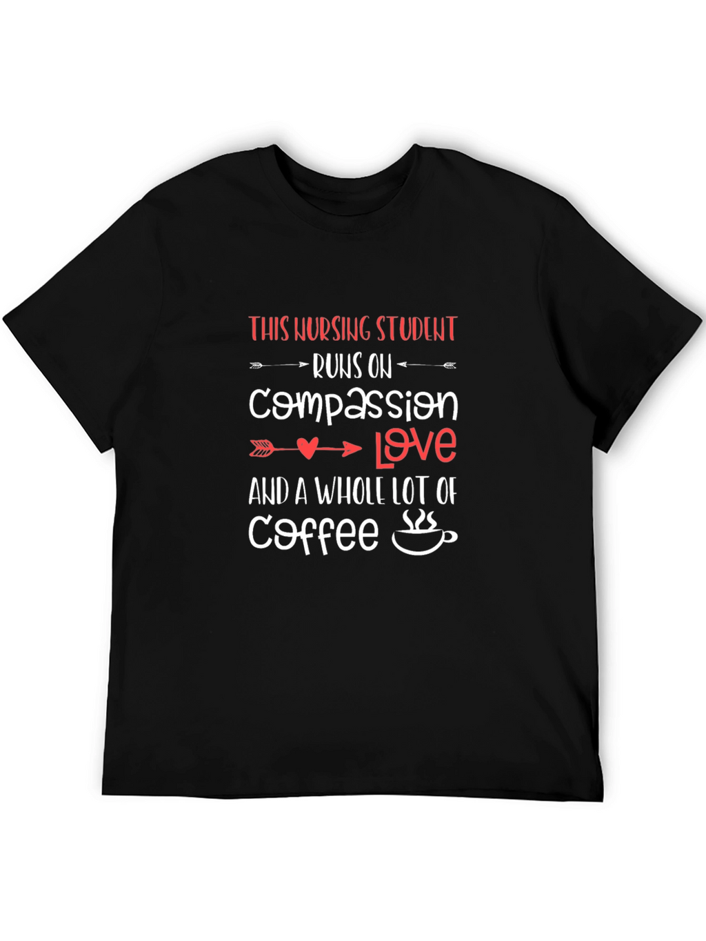 Nursing Student Coffee Lover T-Shirt