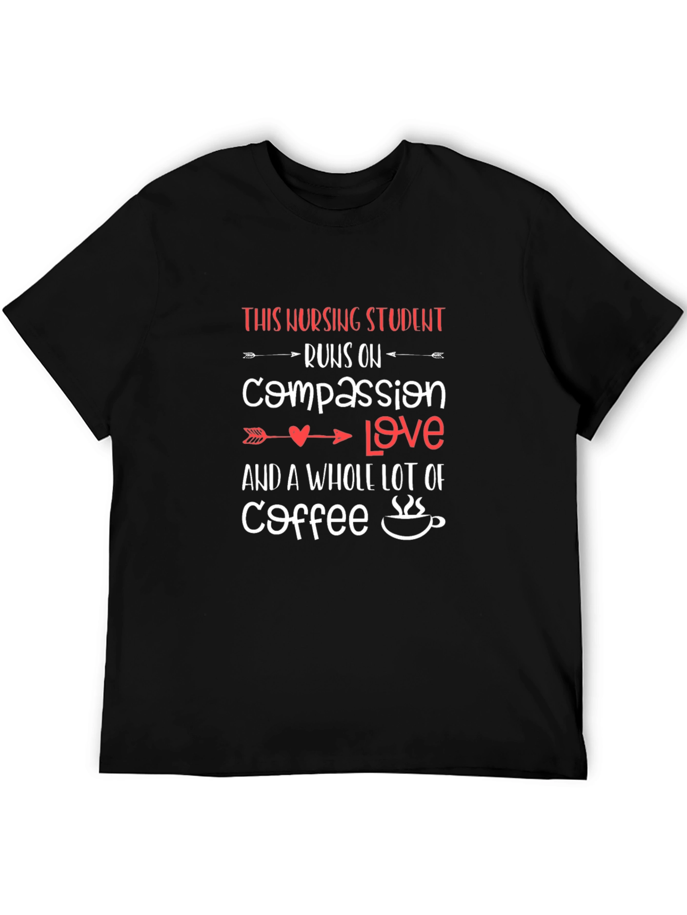 Nursing Student Coffee Lover T-Shirt