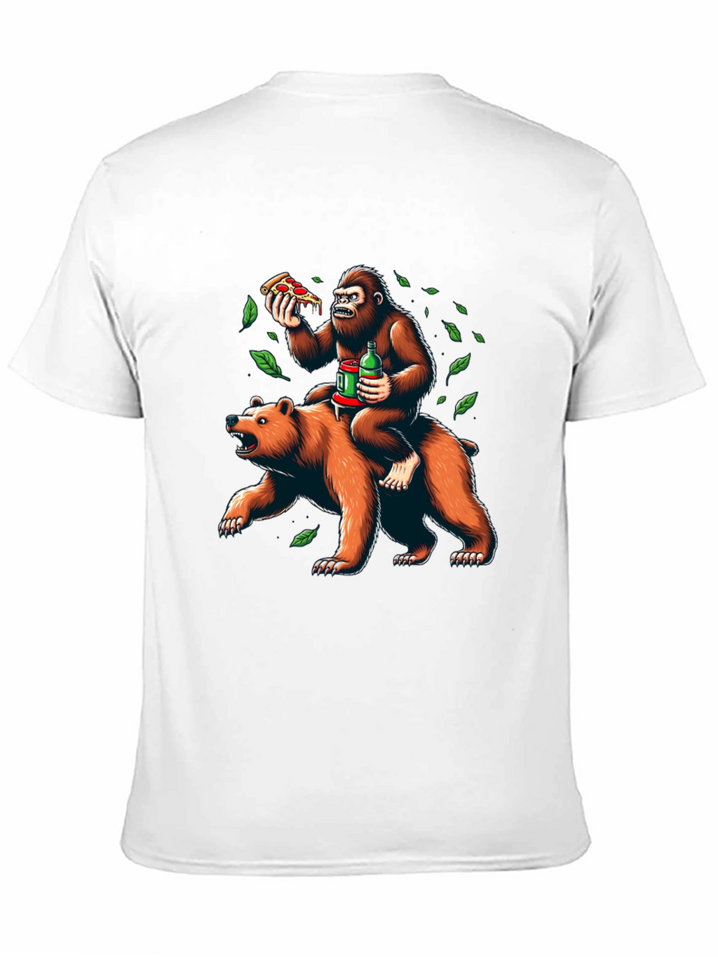 Bear & Gorilla Pizza Party Tee
