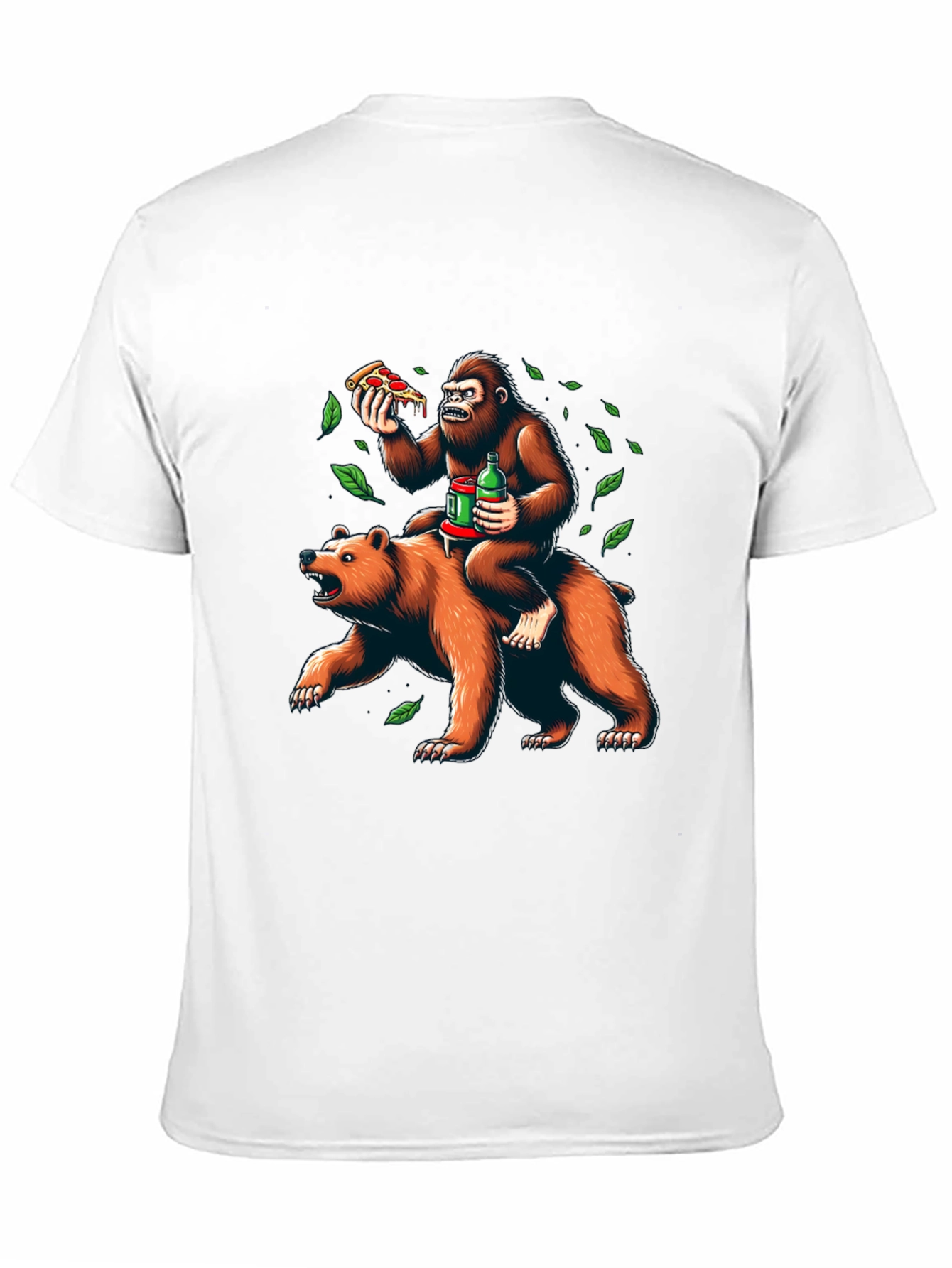 Bear & Gorilla Pizza Party Tee