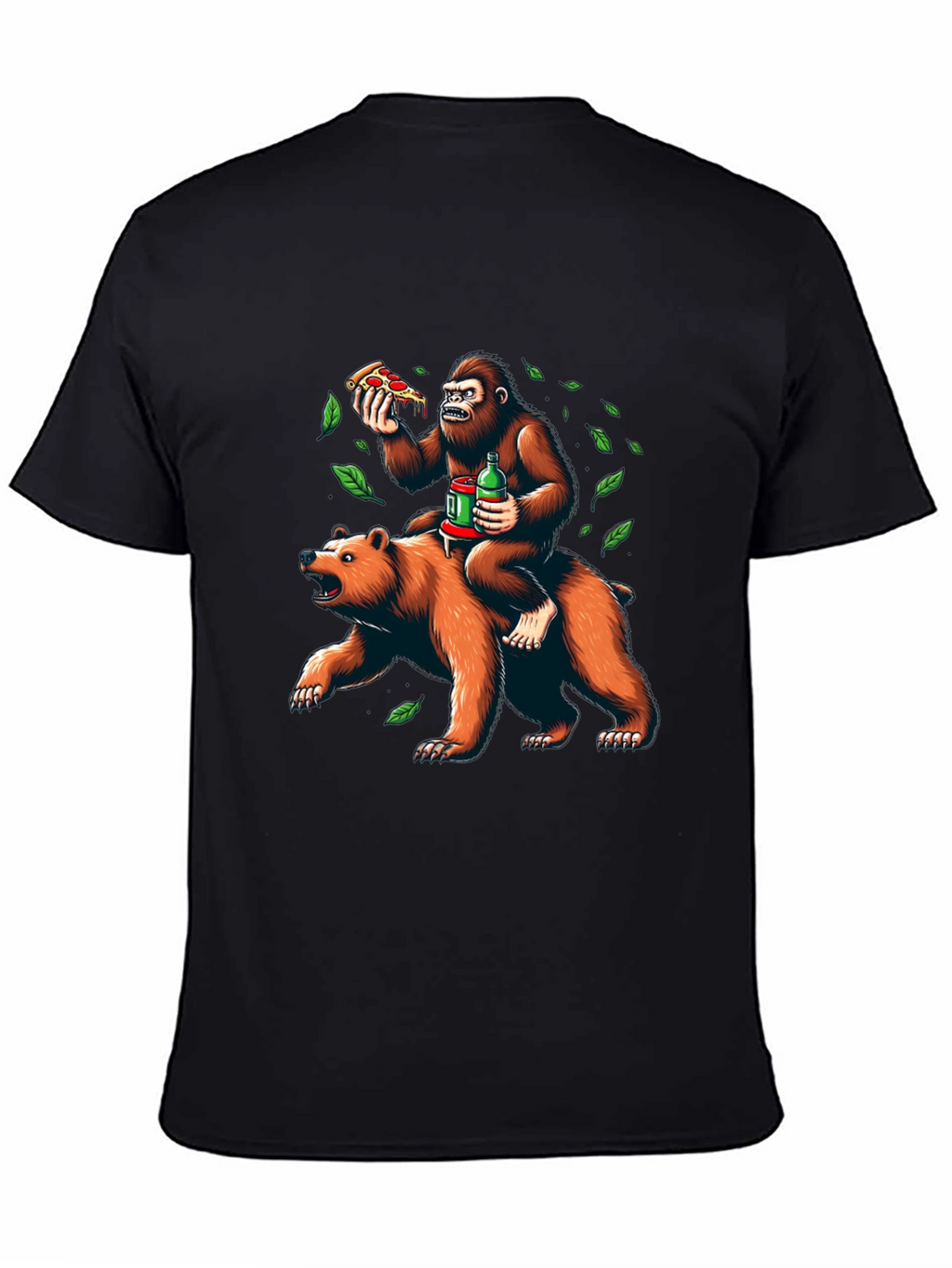 Bear & Gorilla Pizza Party Tee