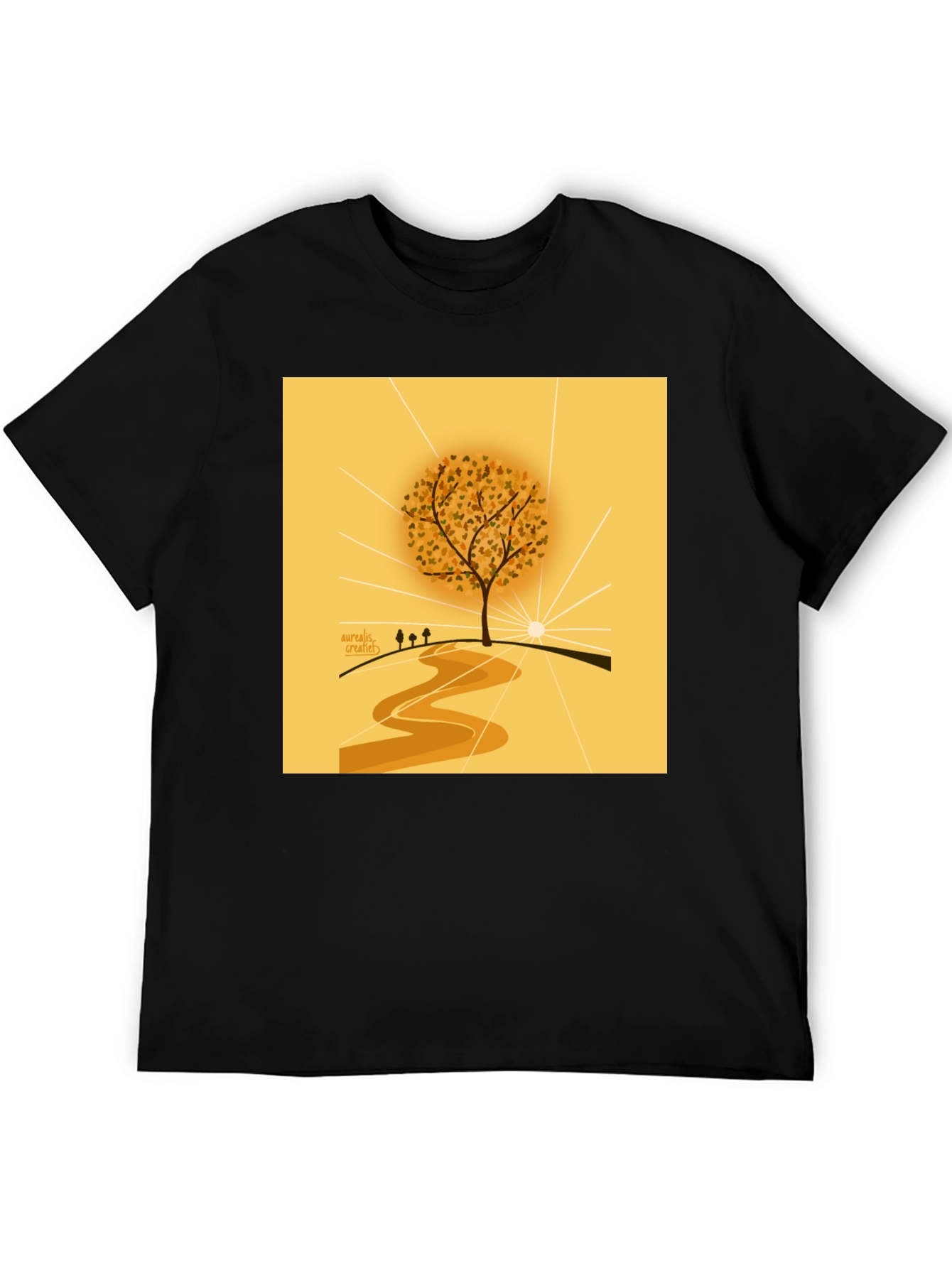 Nature Inspired Graphic Tee - Artistic Tree Design