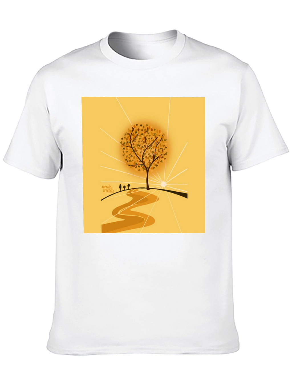 Nature Inspired Graphic Tee - Artistic Tree Design
