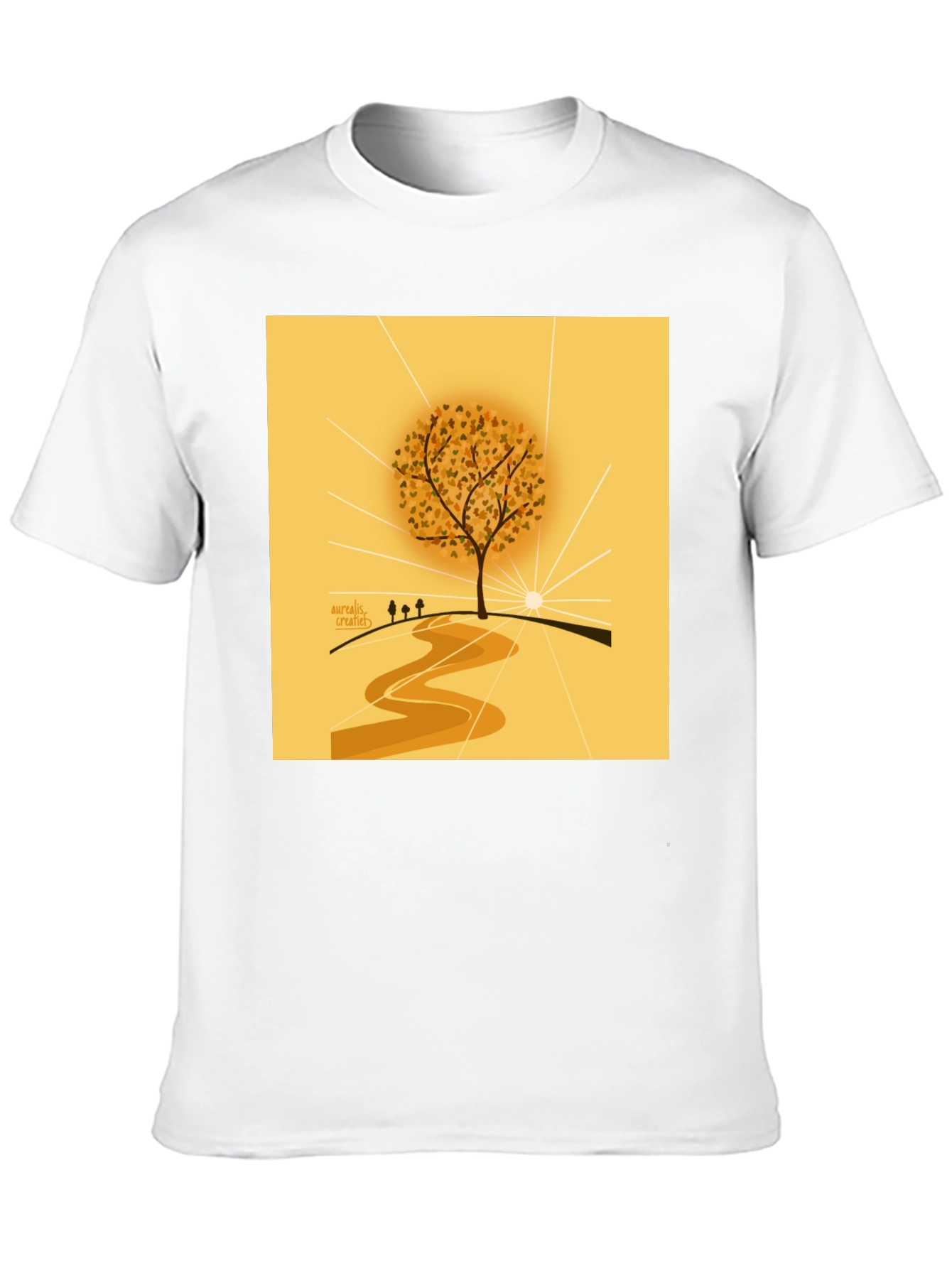 Nature Inspired Graphic Tee - Artistic Tree Design