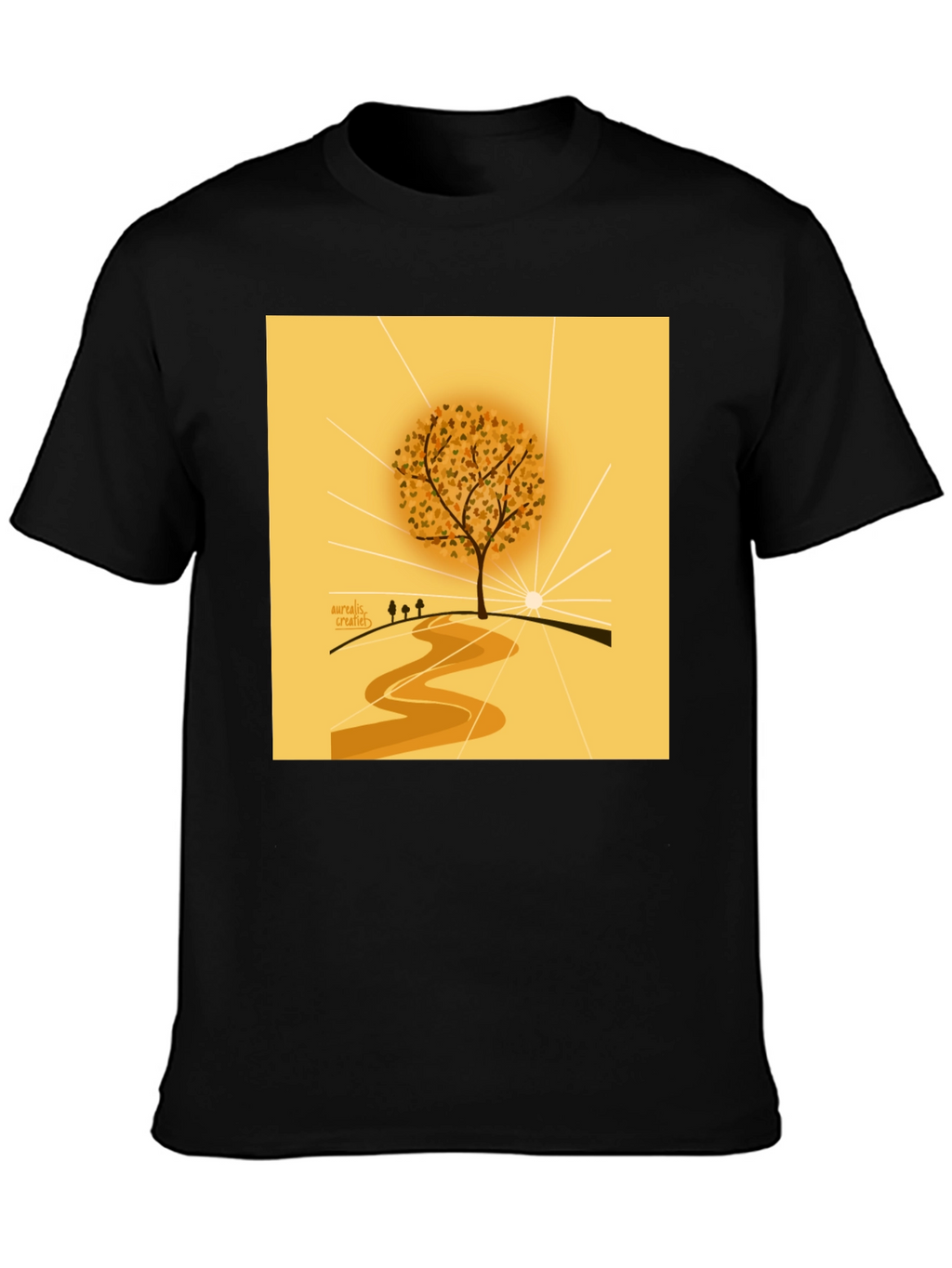 Nature Inspired Graphic Tee - Artistic Tree Design
