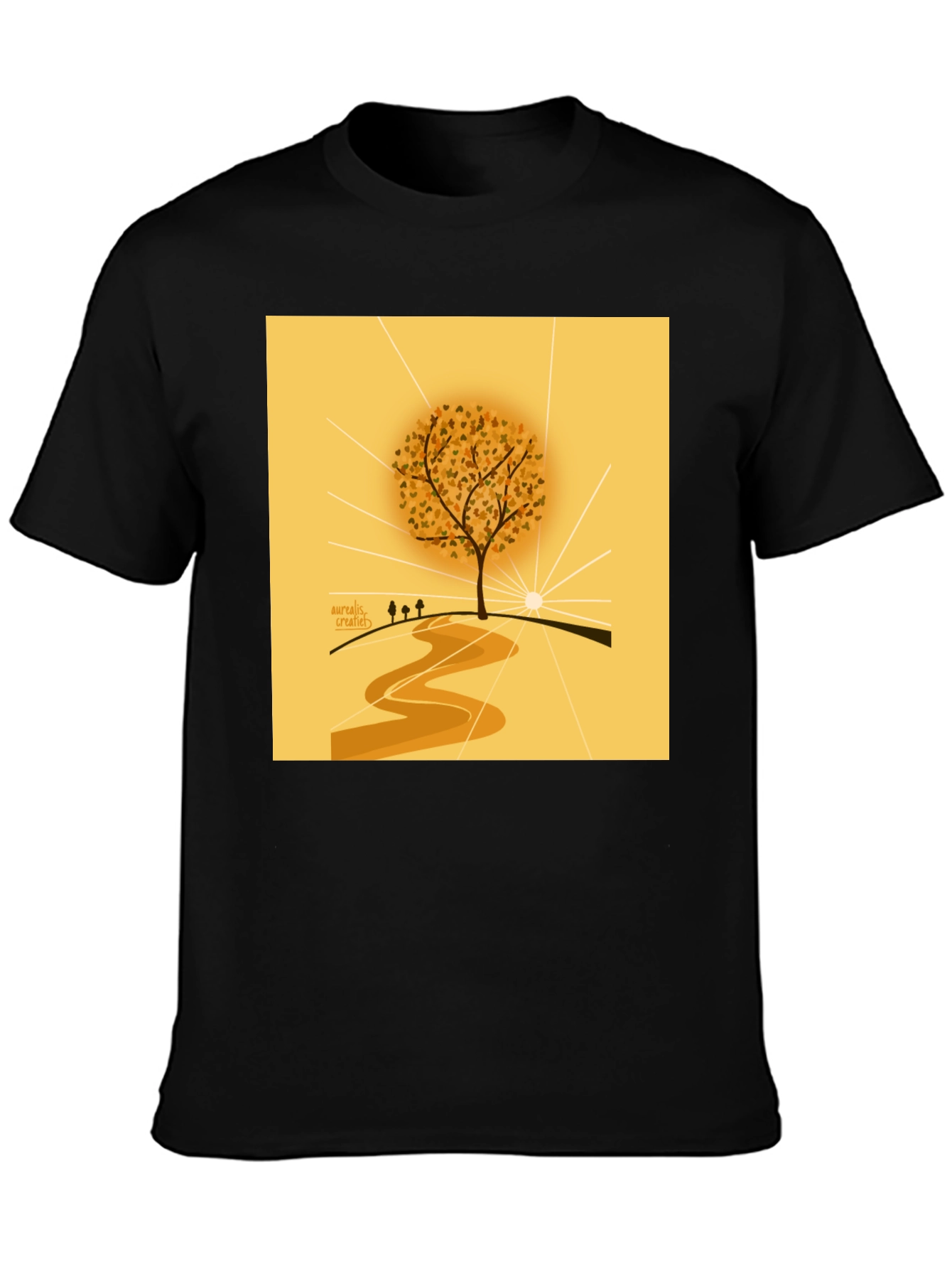 Nature Inspired Graphic Tee - Artistic Tree Design