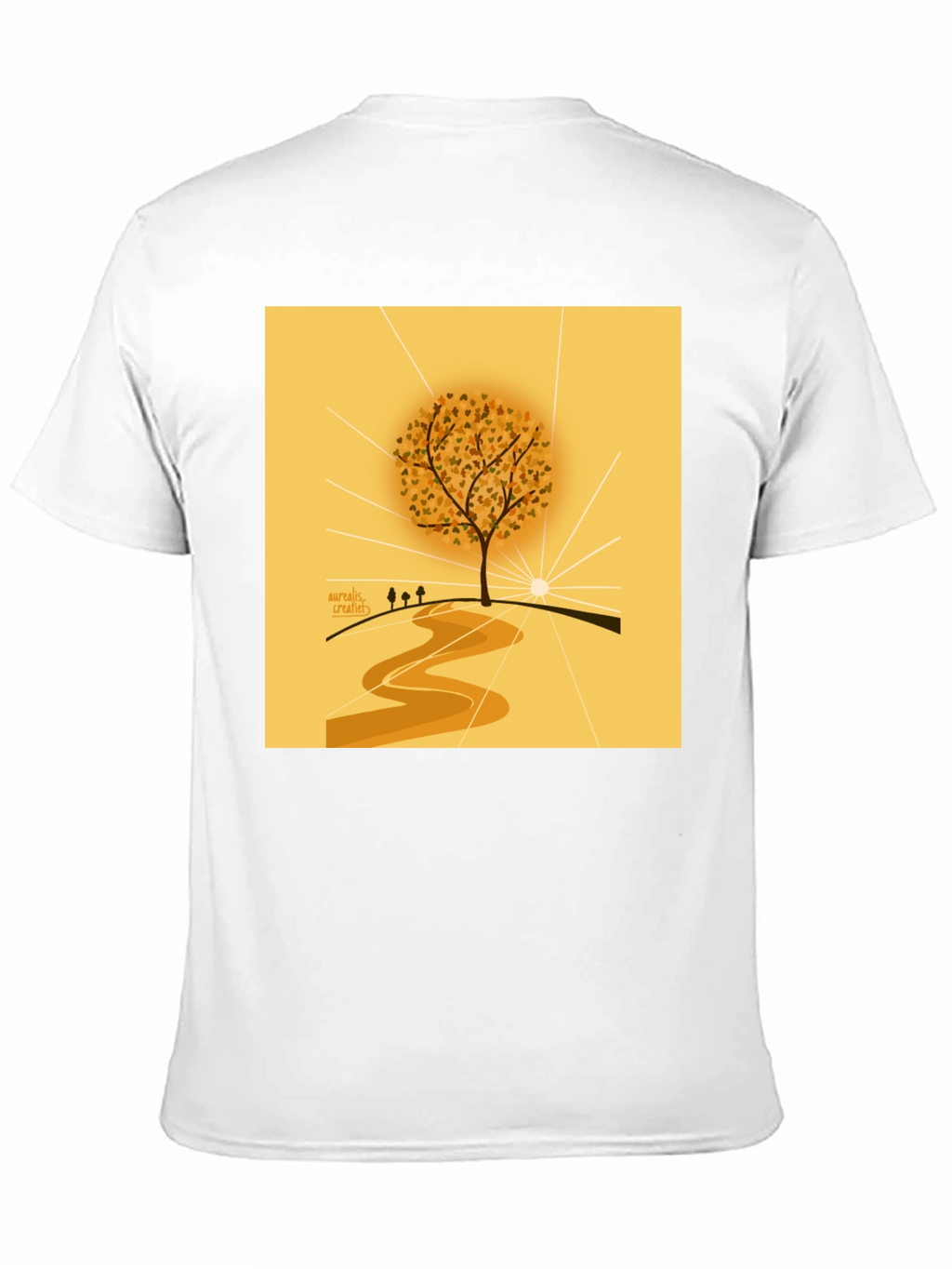 Nature Inspired Graphic Tee - Artistic Tree Design