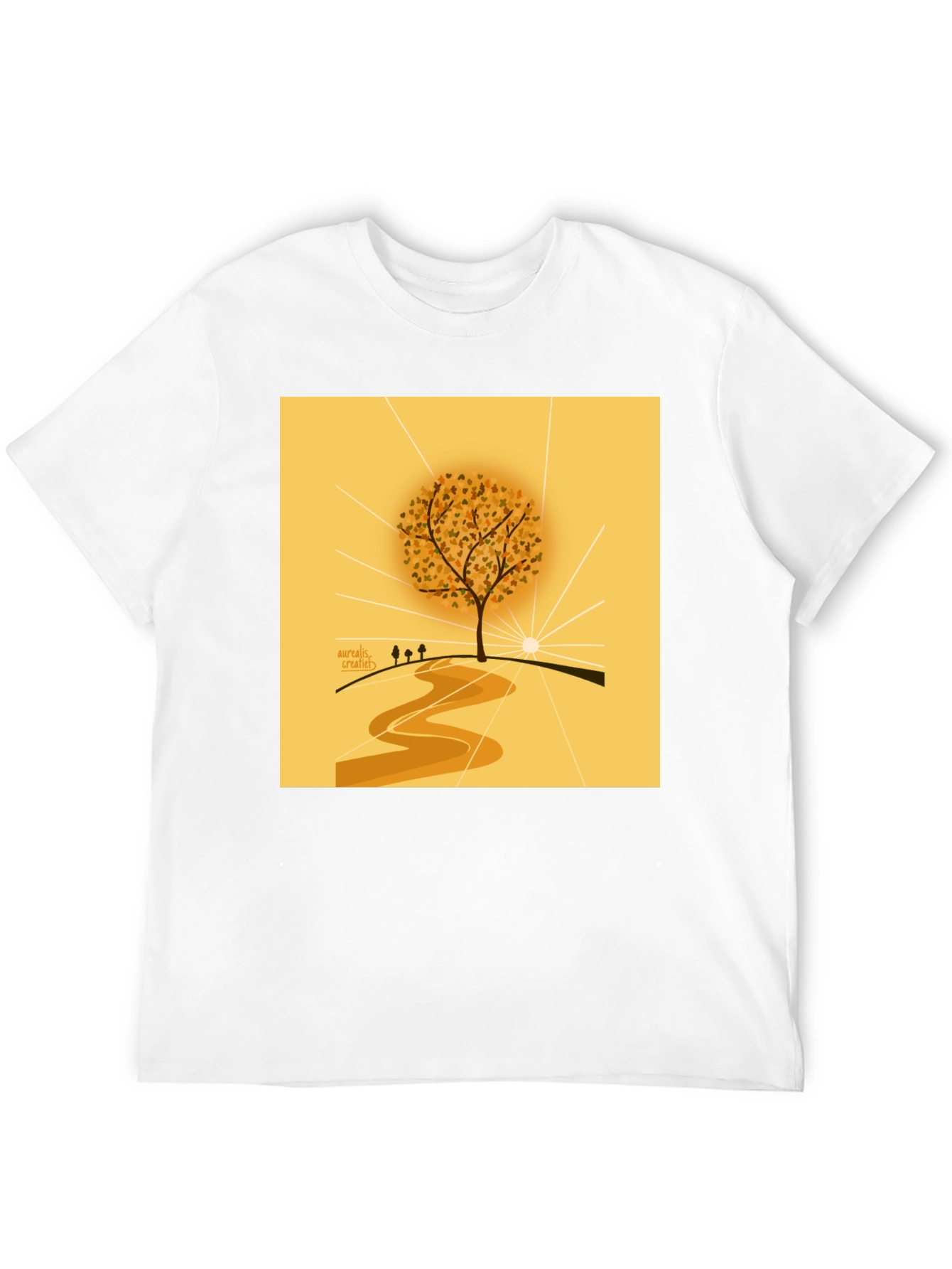 Nature Inspired Graphic Tee - Artistic Tree Design