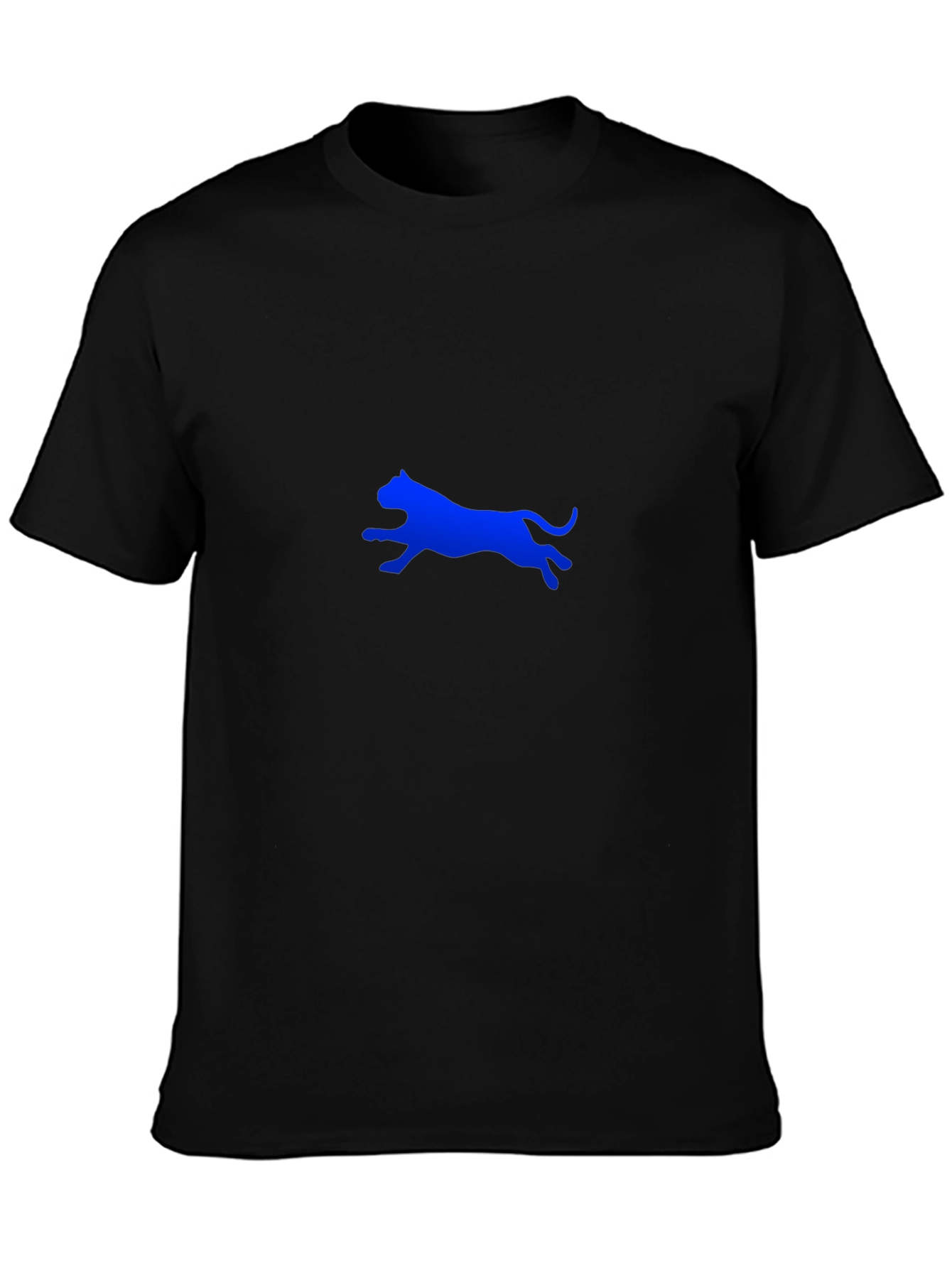 Blue Panther Graphic Tee - Stylish Black T-Shirt