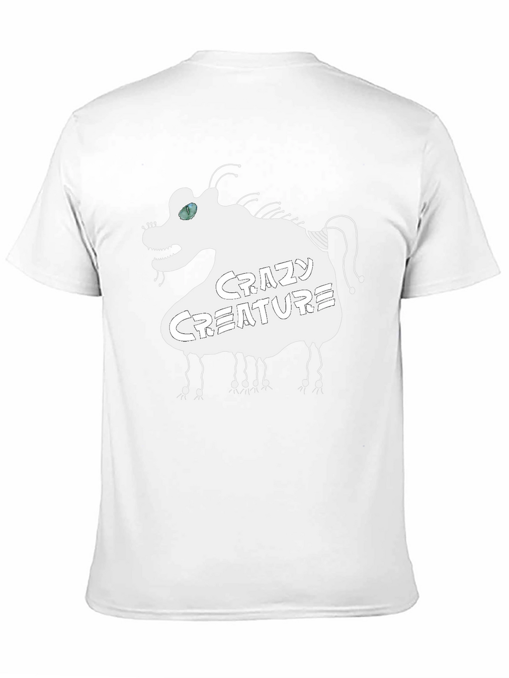 Crazy Creature Graphic T-Shirt - Unique Design