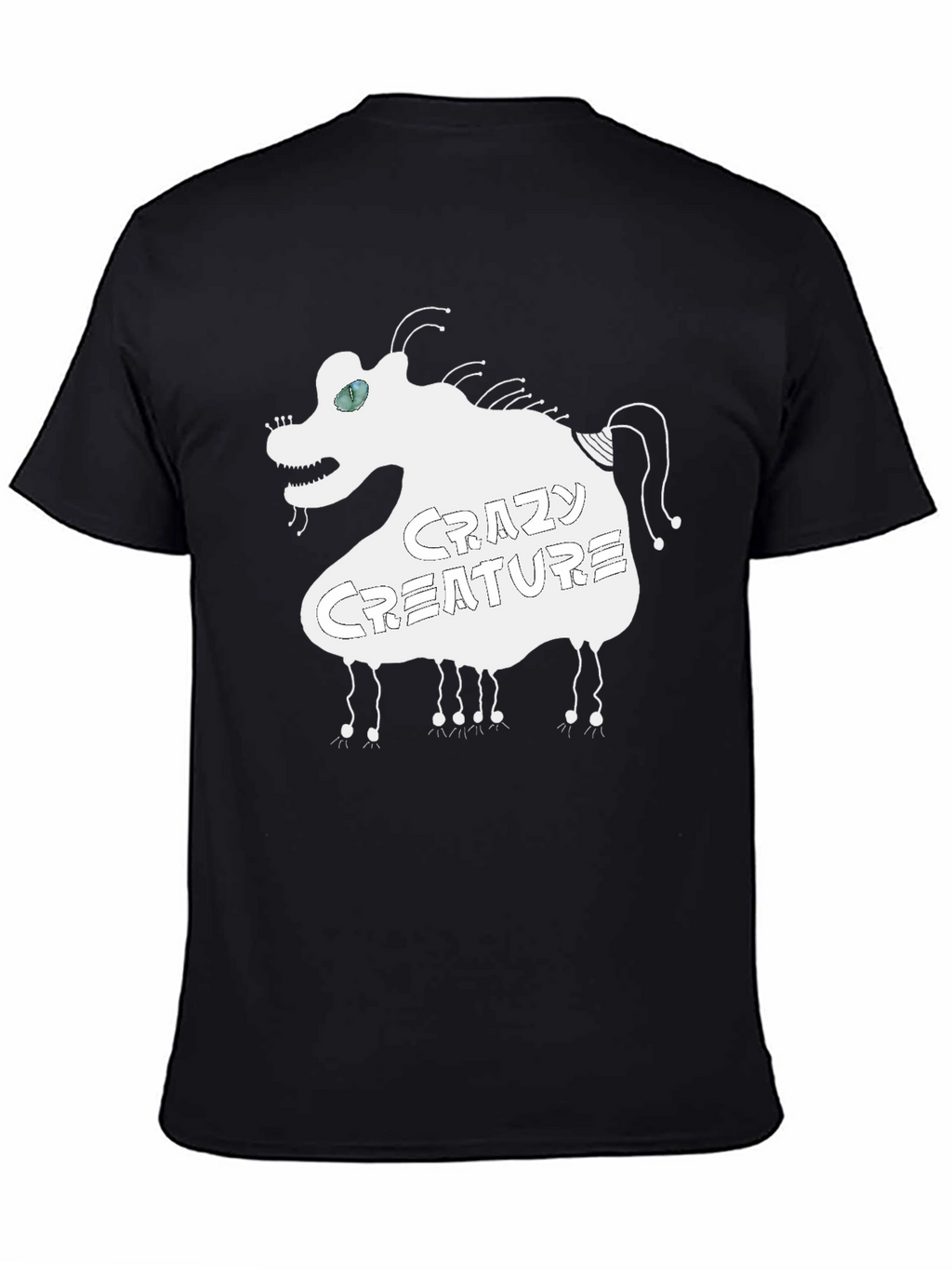 Crazy Creature Graphic T-Shirt - Unique Design