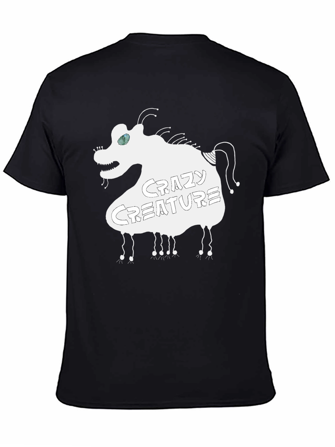 Crazy Creature Graphic T-Shirt - Unique Design
