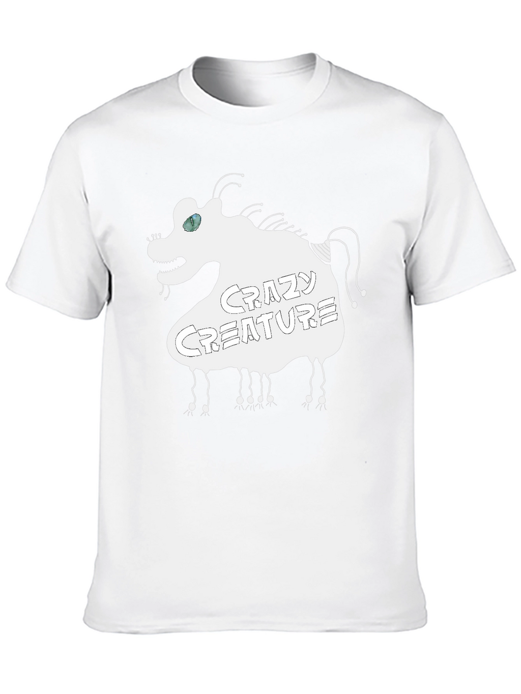 Crazy Creature Graphic T-Shirt - Unique Design