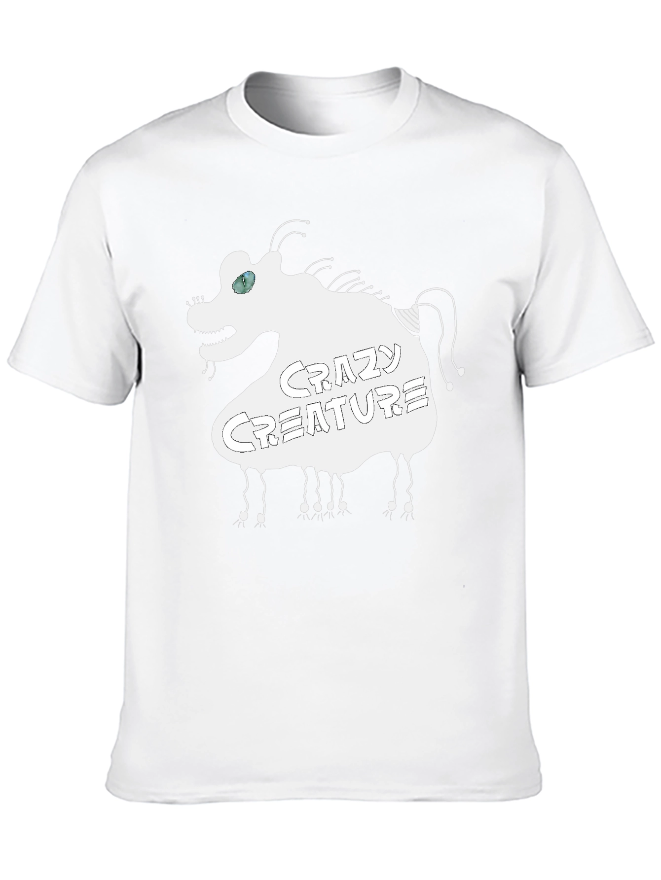 Crazy Creature Graphic T-Shirt - Unique Design